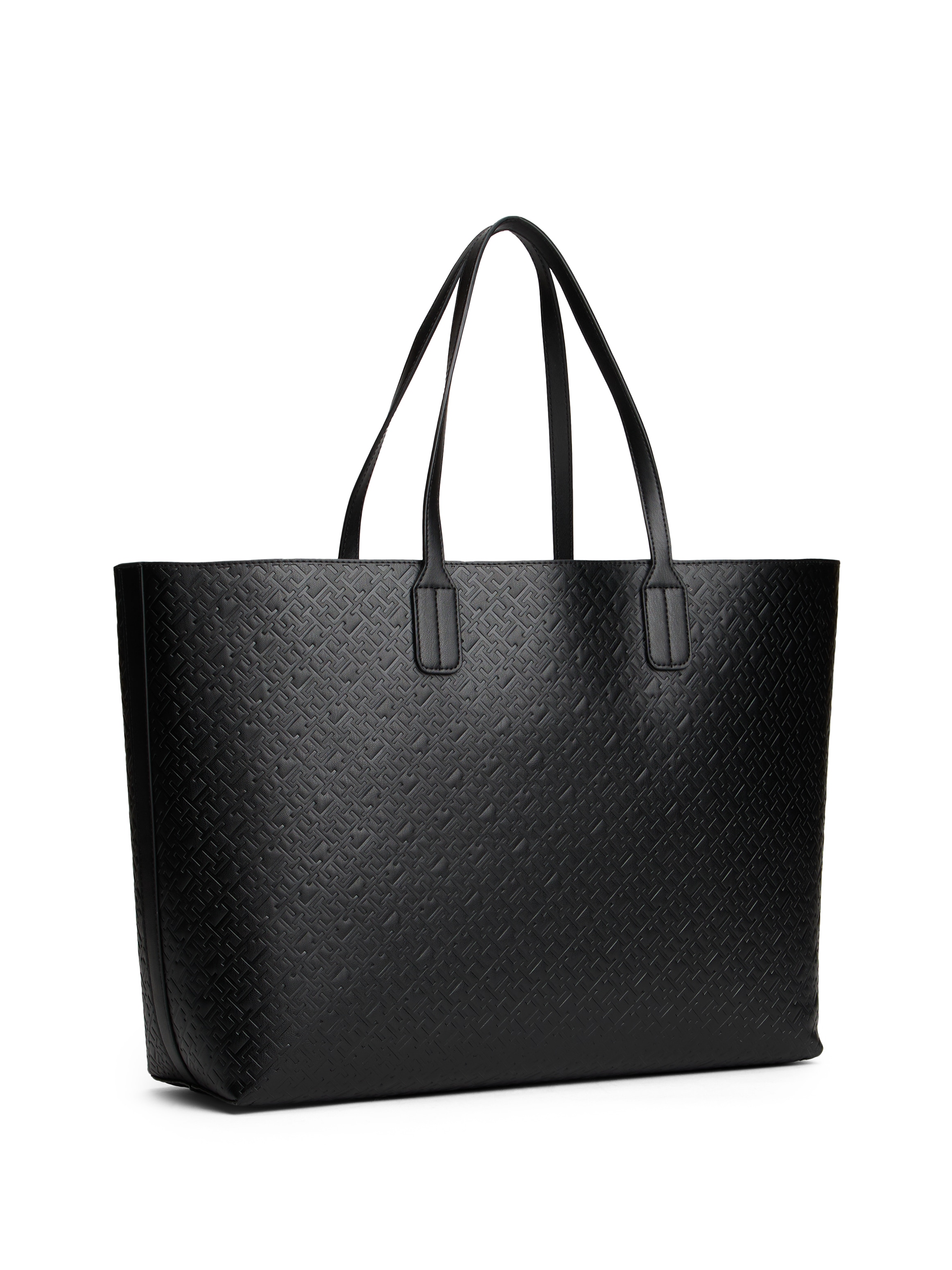 Tommy Hilfiger Tragetasche »TH ICON TOTE MONO«, Damen Schultertasche, Shopper mit geprägten Logoinitialen