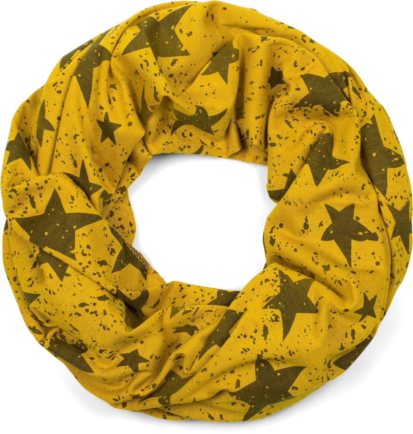 styleBREAKER Loop "Loop Schal mit Sterne Splat Style Print" 1 Stk. günstig online kaufen