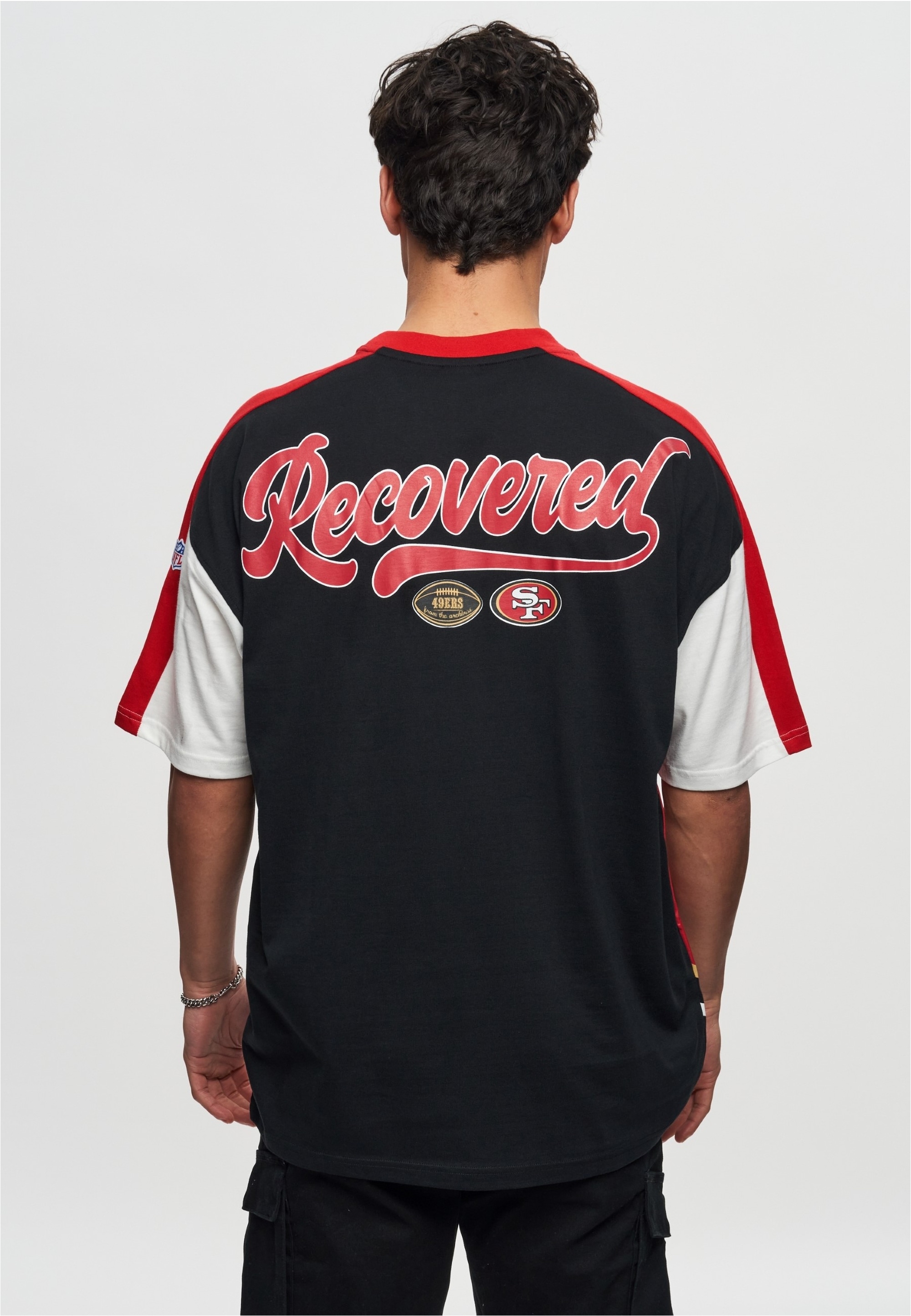 Recovered T-Shirt »NFL 49ERS San Francisco Cut and Sew Oversized«, (1 tlg.), im zeitlosen Design