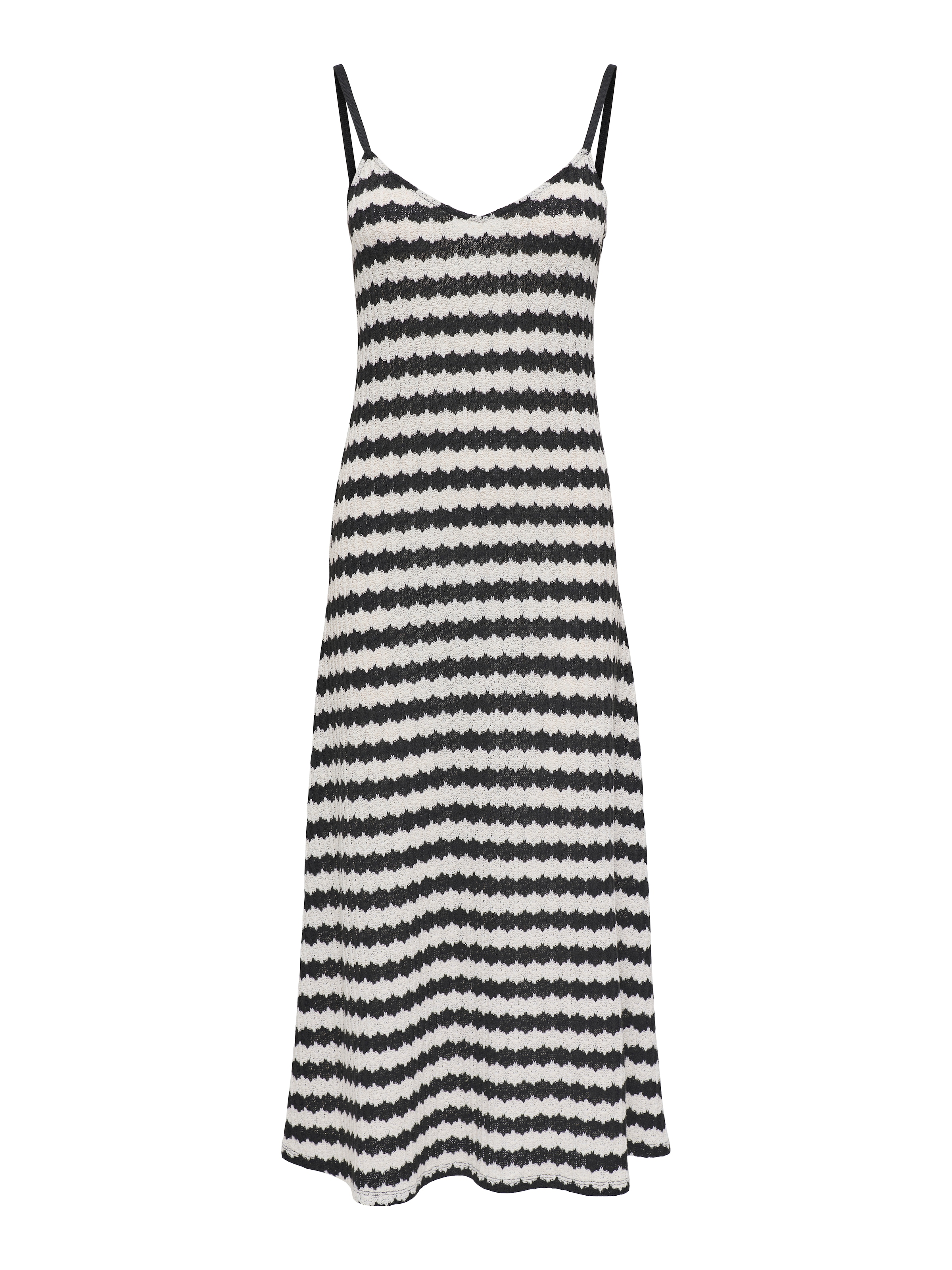 ONLY Trägerkleid »ONLEVARA S/L STRIPE DRESS JRS NOOS« Materialmix, regular fit