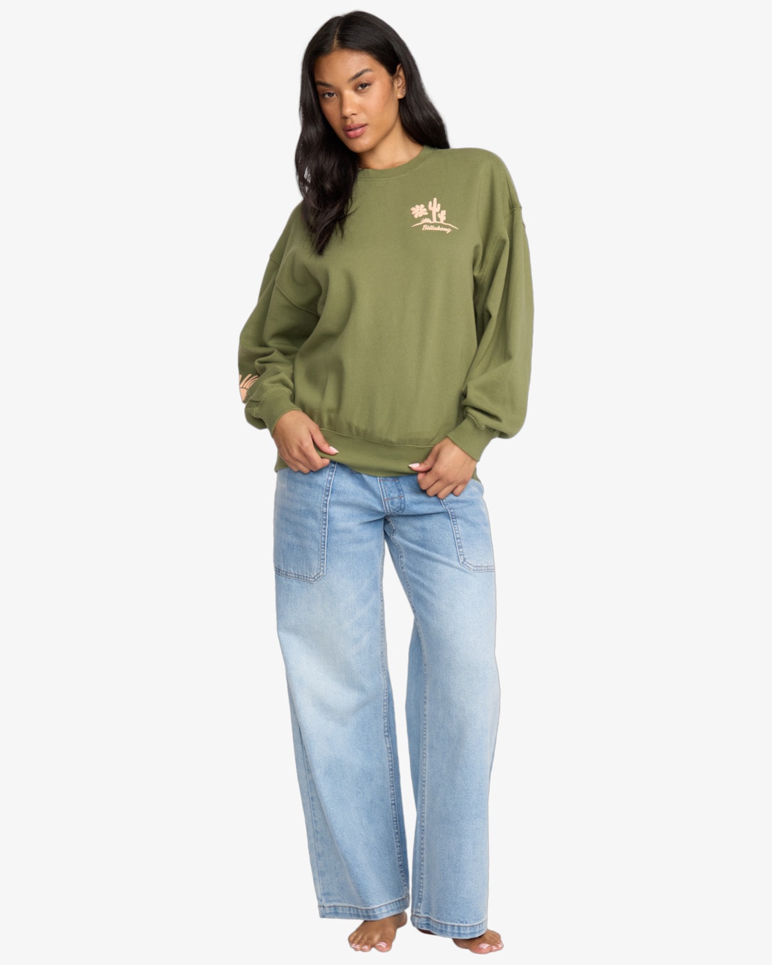 Billabong Sweatshirt »SUN WAVE LIVIN KENDAL CREW FLC« 1 Stk. tlg.