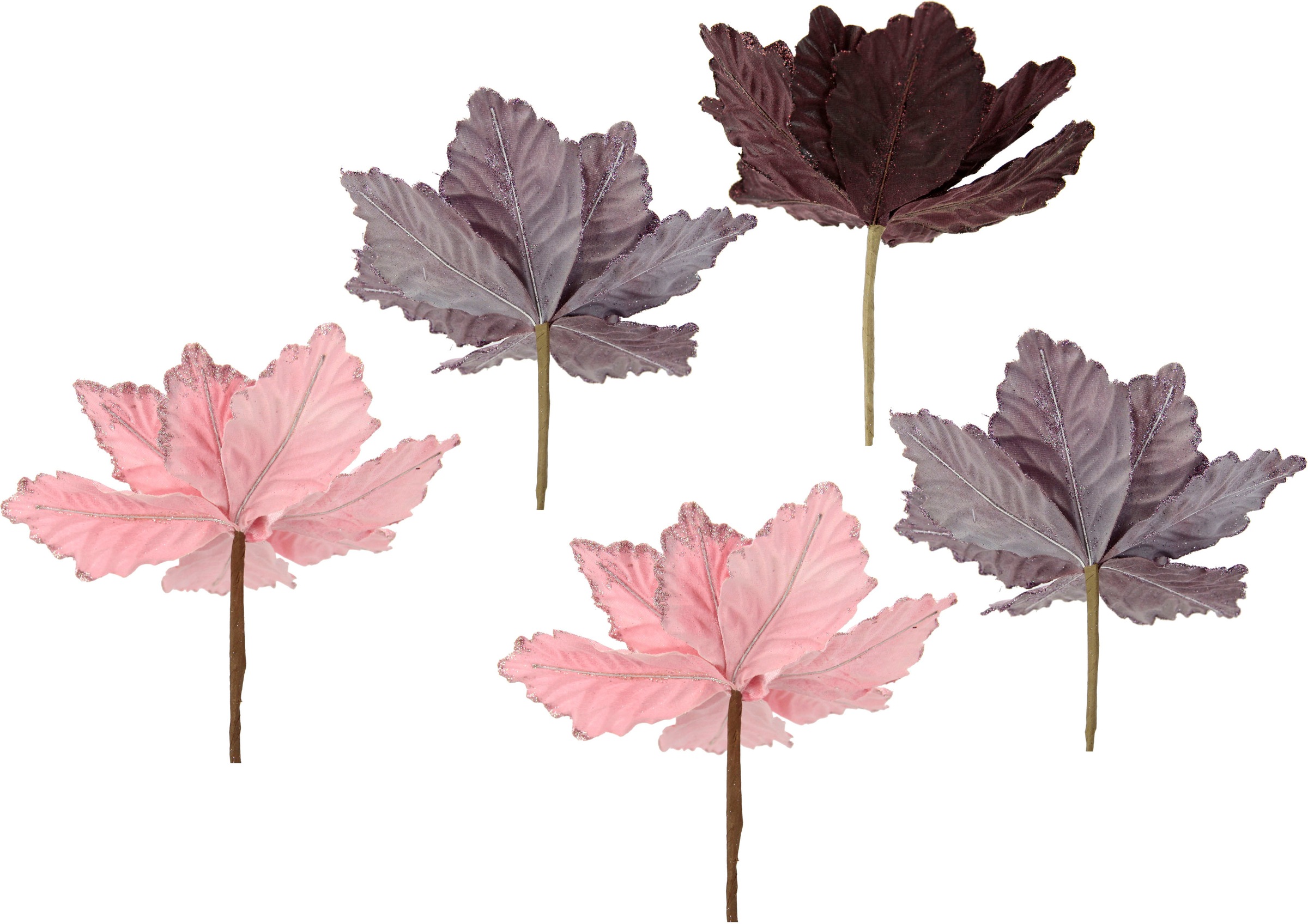 I.GE.A. Kunstblume "Poinsettia", Kunstblume, Dekoblume, 5er Set günstig online kaufen
