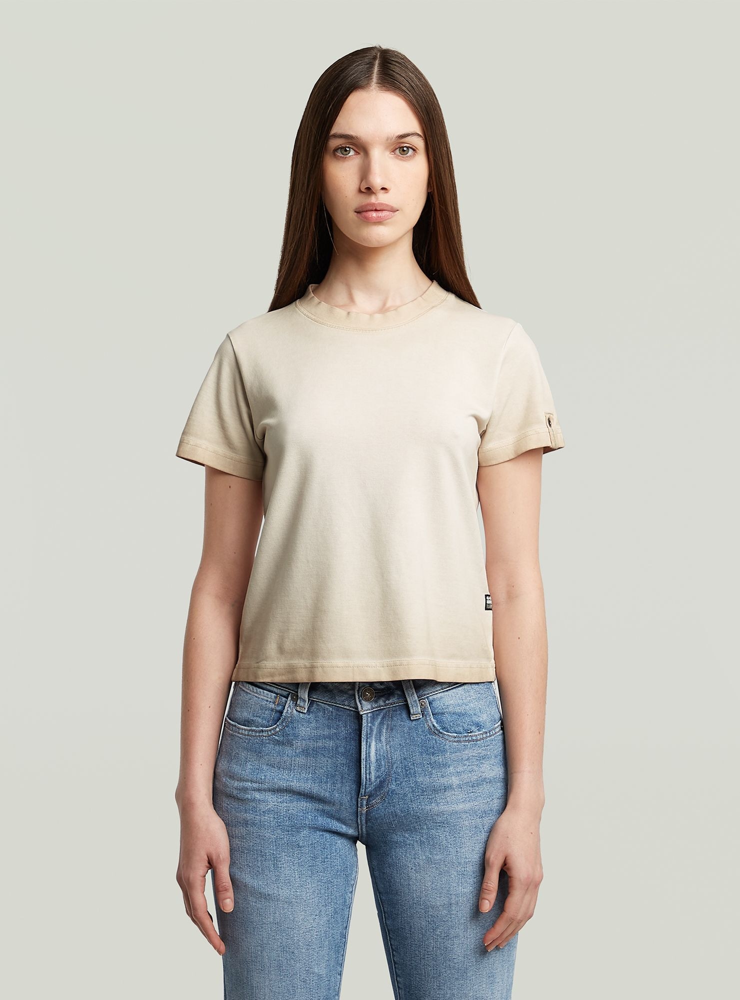 G-STAR T-Shirt "Overdyed Micro Boxy Top" günstig online kaufen