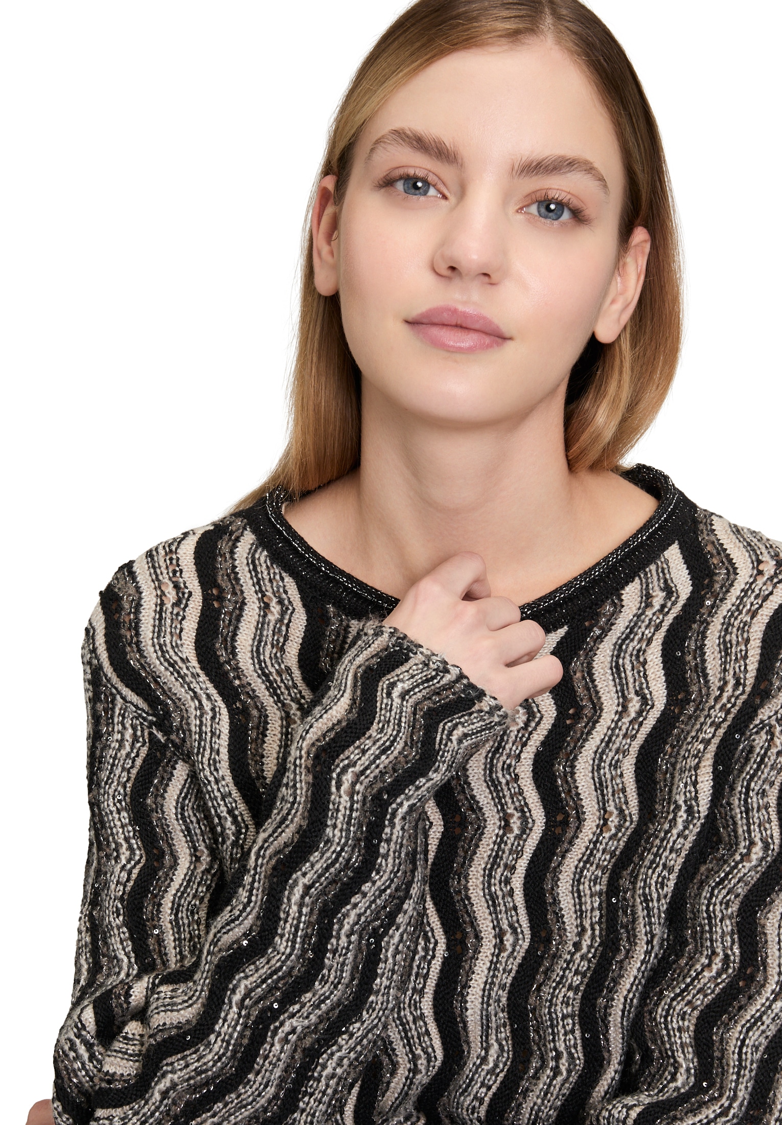 Betty Barclay Strickpullover »Damen Strickpullover mit Pailletten« 1 Stk. tlg.