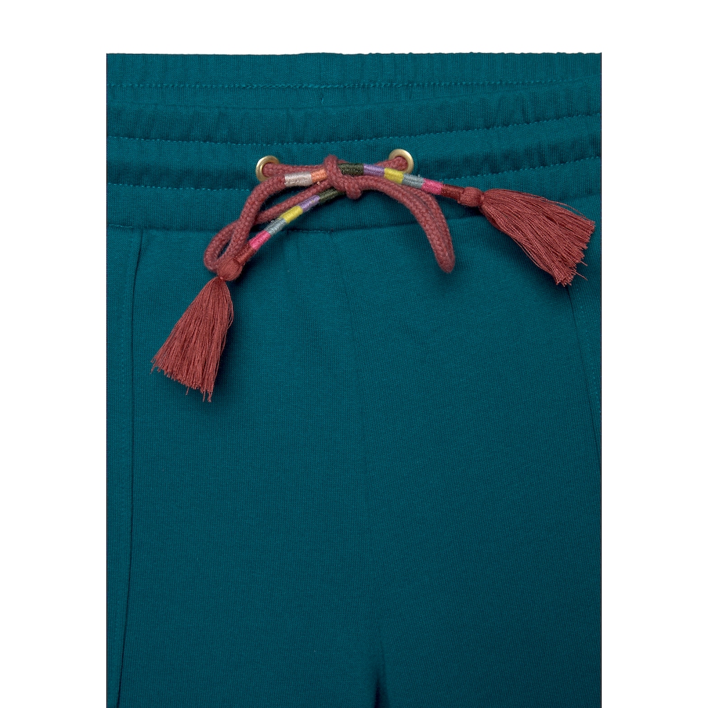 Vivance Sweatshorts »-Kurze Hose«, mit aufgesetzten Taschen und Kontrastkordel, Loungewear