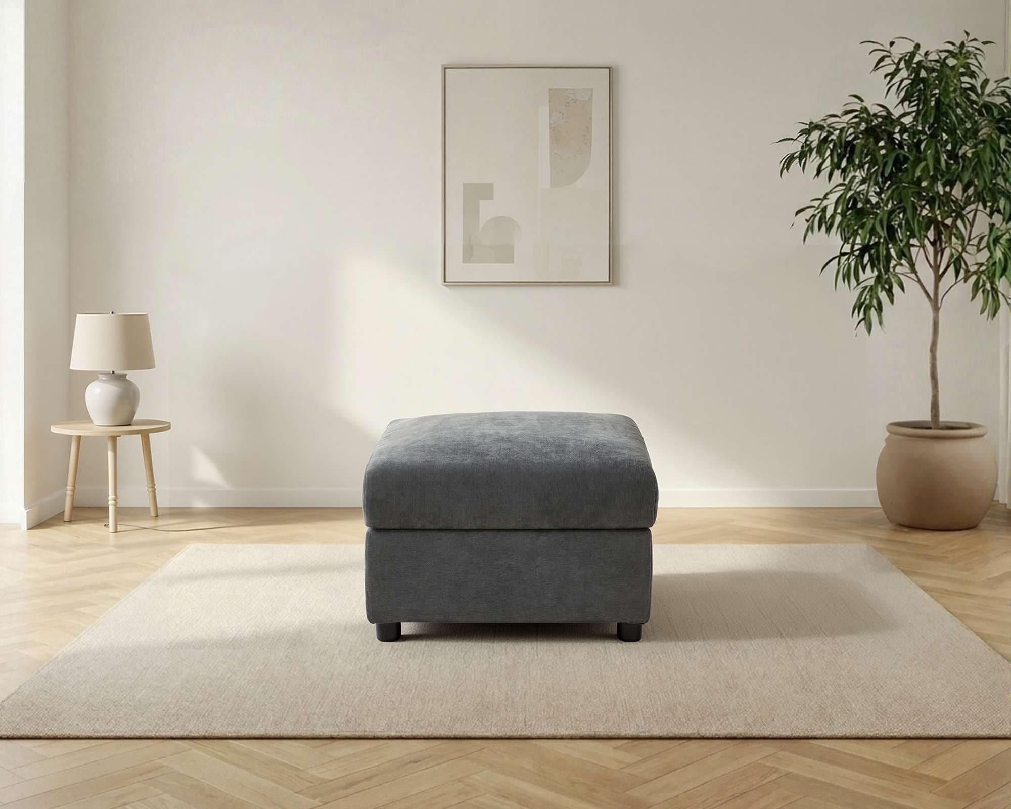 Dorel Home Polsterhocker »STILHUS Sitzhocker passend zur Serie, Breite 65 cm, Chenille-Bezug« als Modul oder separat verwendbar - individuell kombinierbar