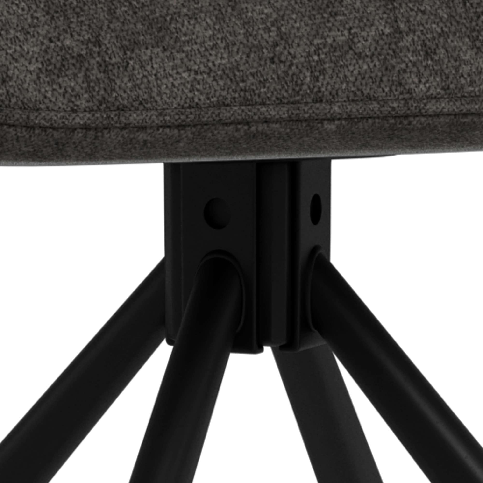 ACTONA GROUP Esszimmerstuhl »Graham 2er Set mit Armlehnen - drehbar & gepolstert, mehreren Farben« (Set) 2 Stk.Stoff, dekorativer Cut-Out, Drehfunktion, 4-Stern-Gestell, FSC™