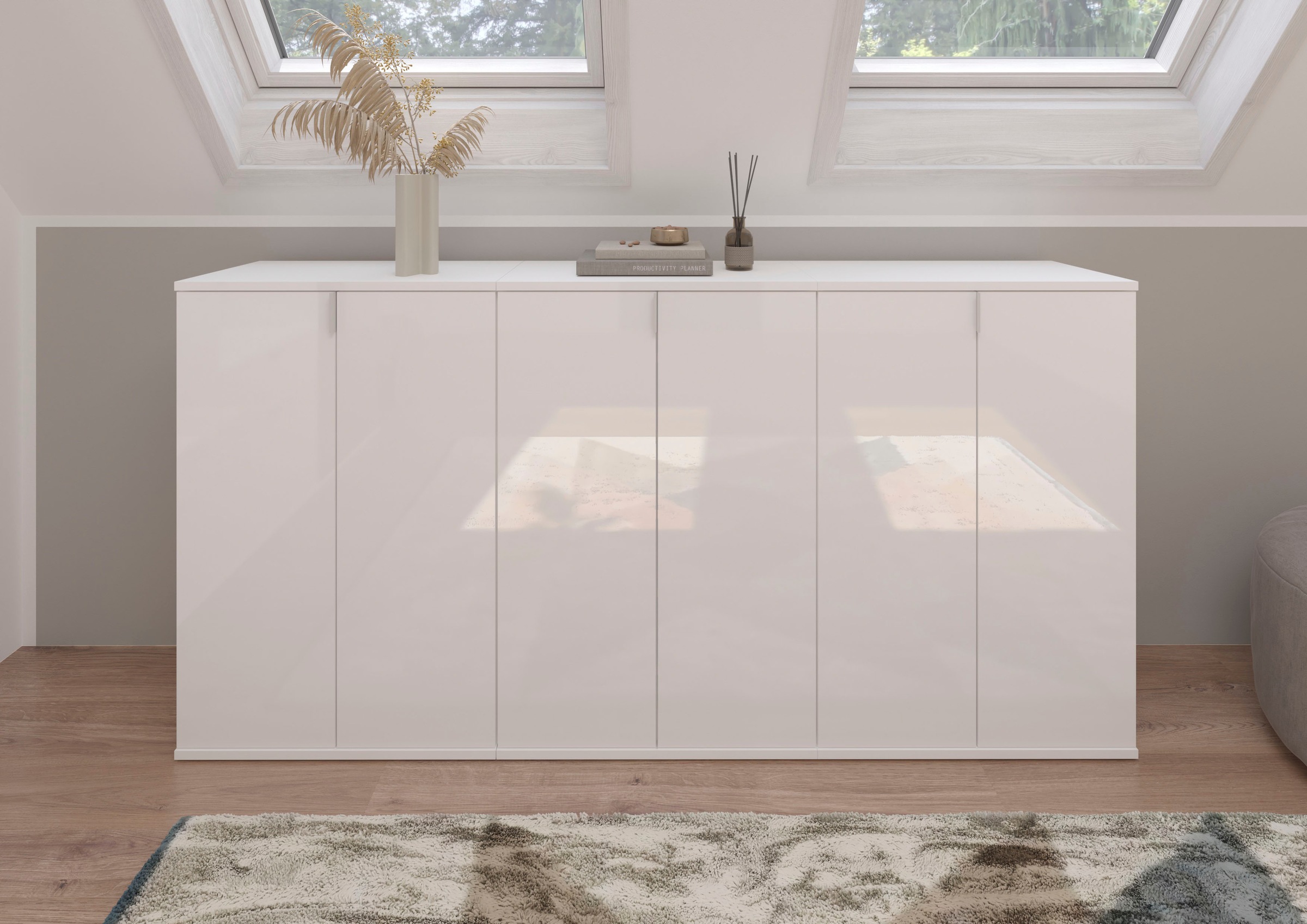 Home affaire Garderoben-Set "Trondheim, Breite 183 cm, best. aus 3 Kommoden günstig online kaufen