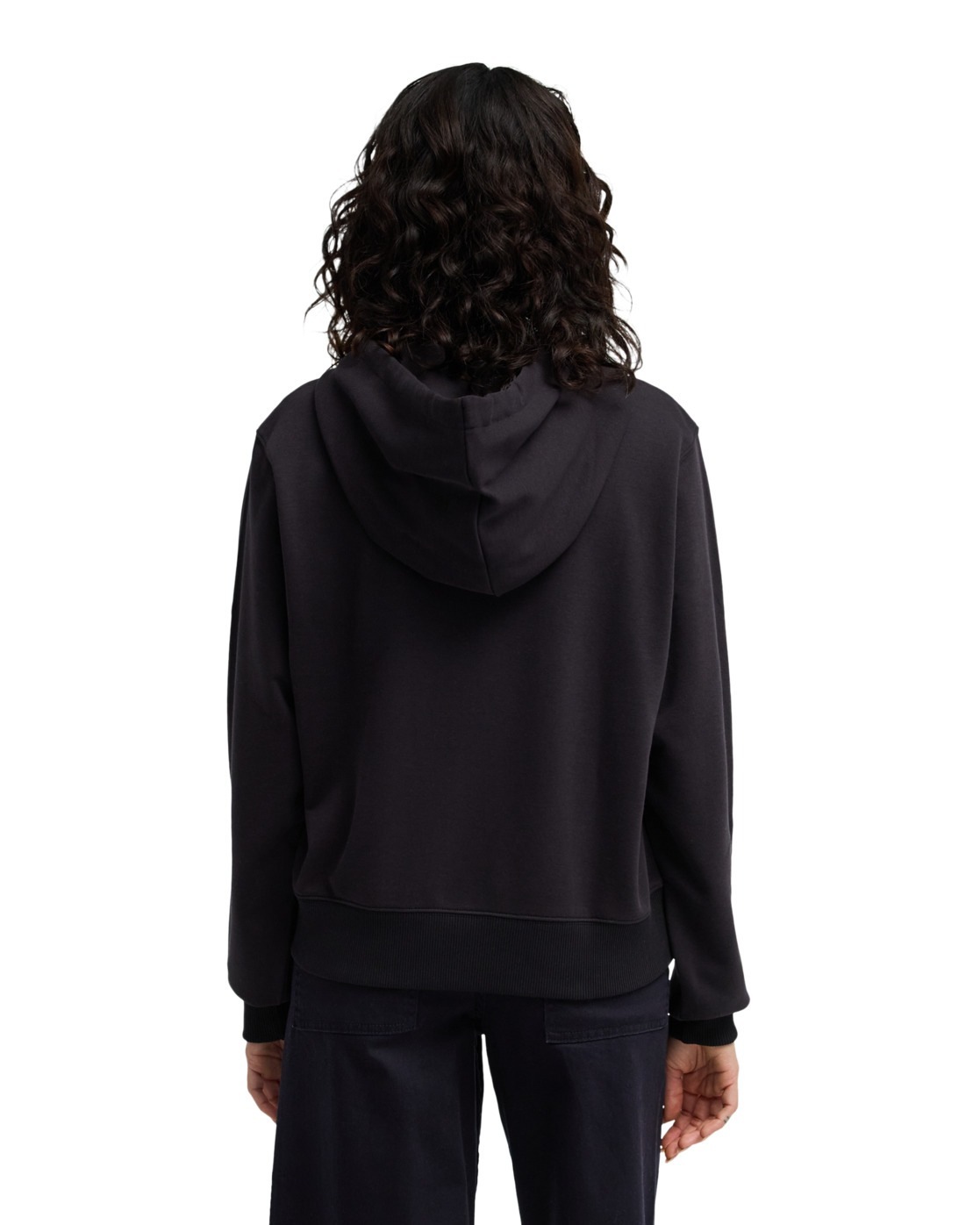 Hoodie BILLABONG "Family", Damen, Gr. S, schwarz, Obermaterial: 55% Walkfrottier, 25% Walkfrottier, 20% Microfaser;, Sweatshirts Hoodie