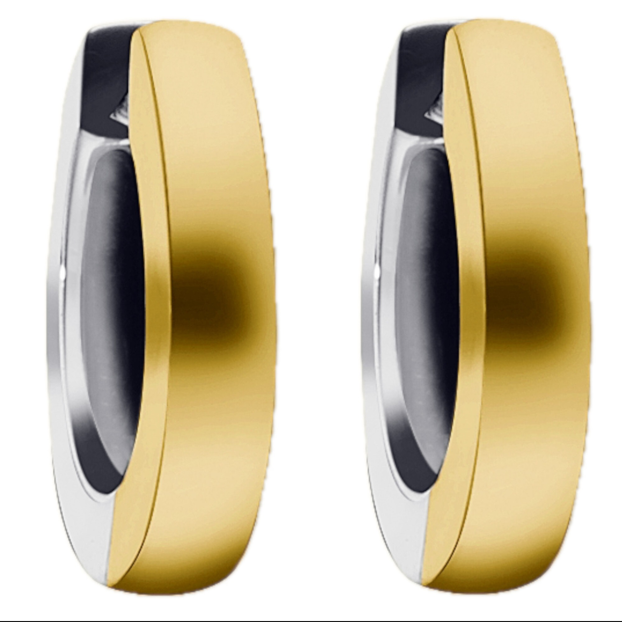 Paar Creolen ONE ELEMENT "Ohrringe Creolen aus 585 Gelbgold Ø 12,0 x 2,0 mm", silber, Ohrringe, Damen, Damen, Gelbgold 585 Gold, Gelbgold 585, Gold, Harmonisch gestaltet – ruhiges Design mit feinem Ausdruck