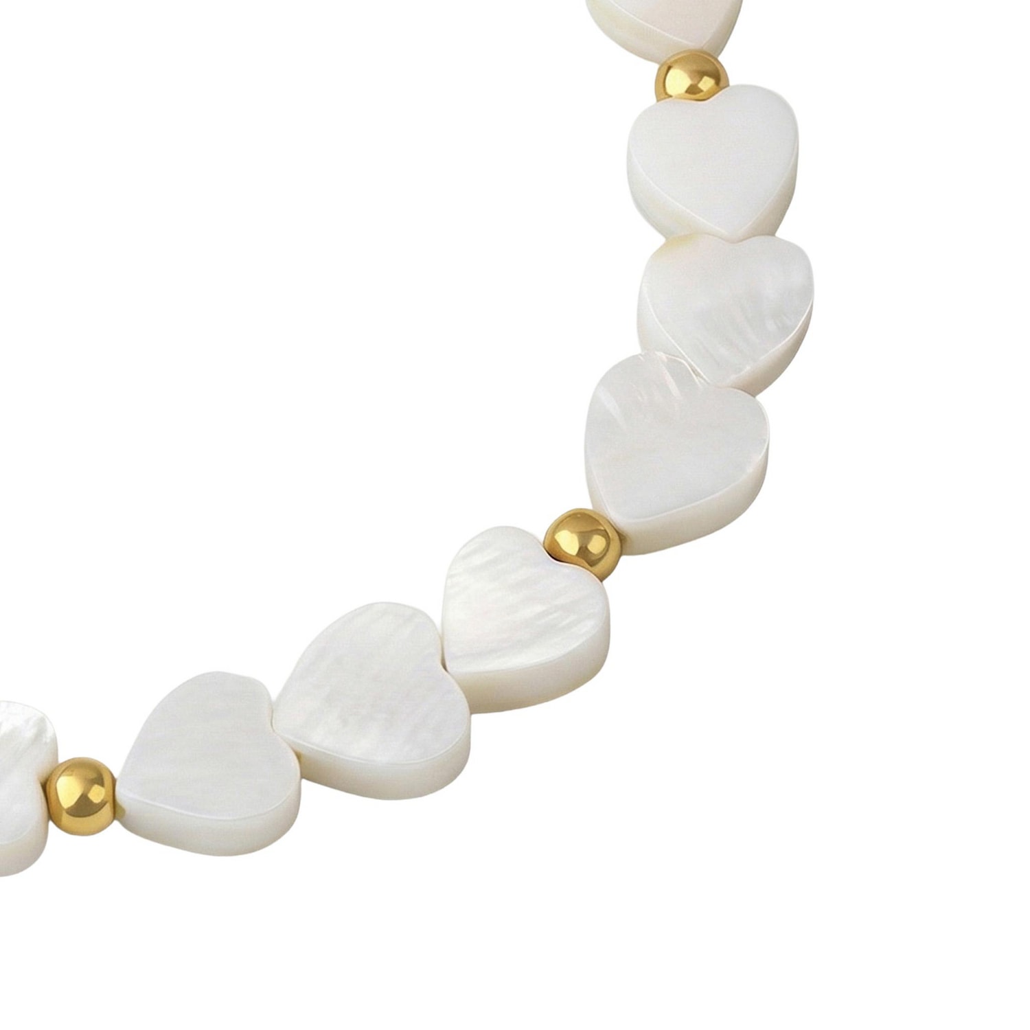 Amor Armband »Herzen« mit Perlmutt