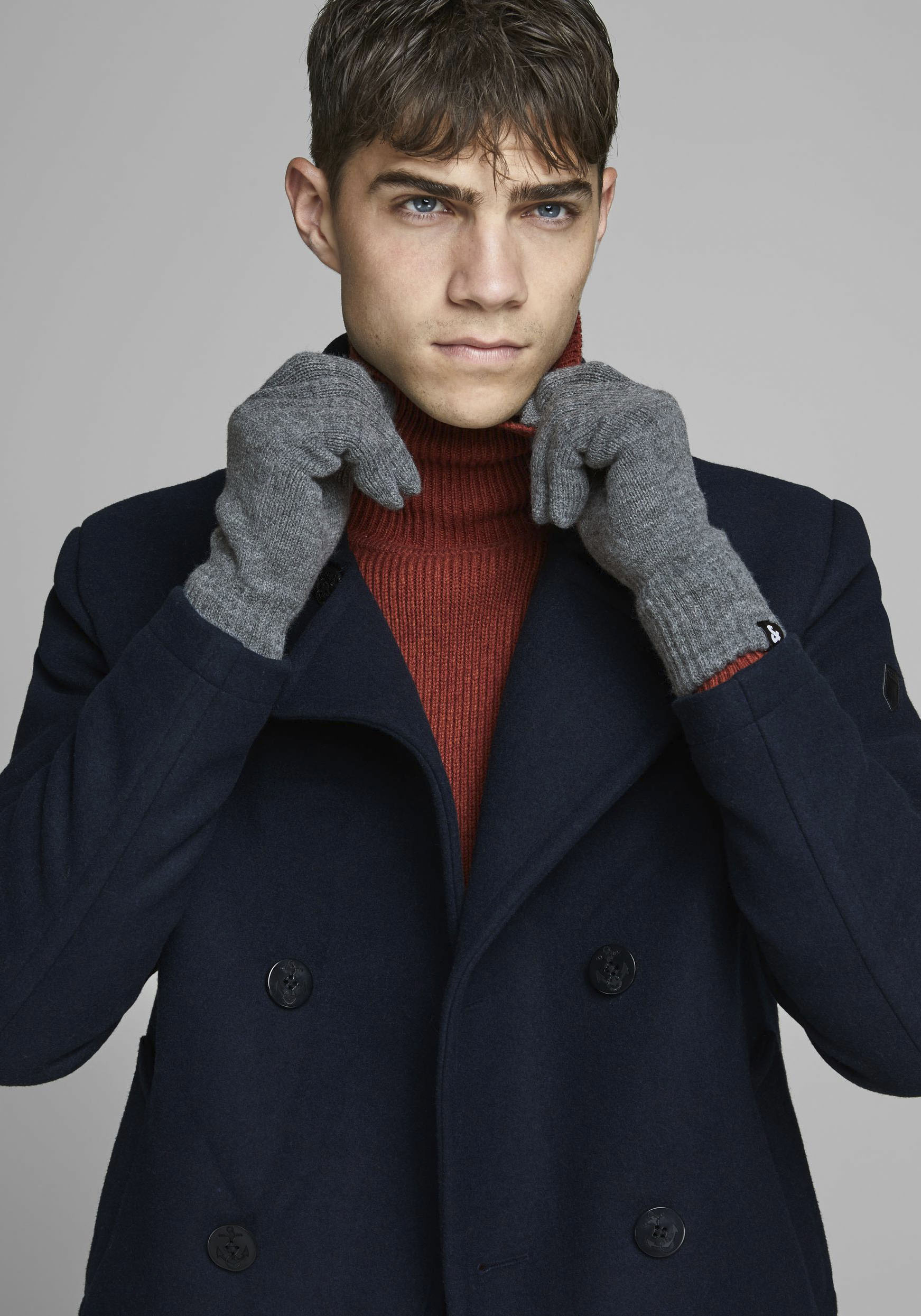 Thumbnail - Jack & Jones Strickhandschuhe "Gloves" JACBARRY KNITTED GLOVES NOOS