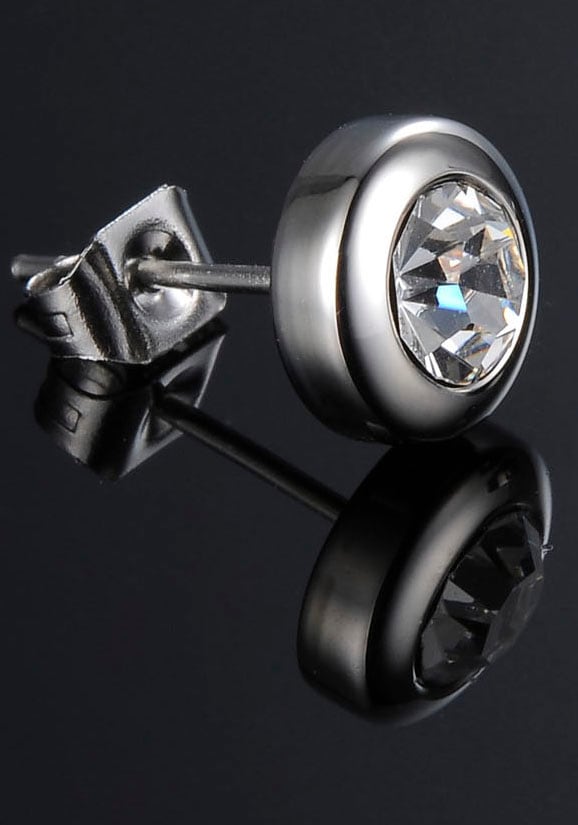 Firetti Single-Ohrstecker »Schmuck Geschenk Ohrschmuck einzeln Glamour«, mit Zirkonia (synth.)