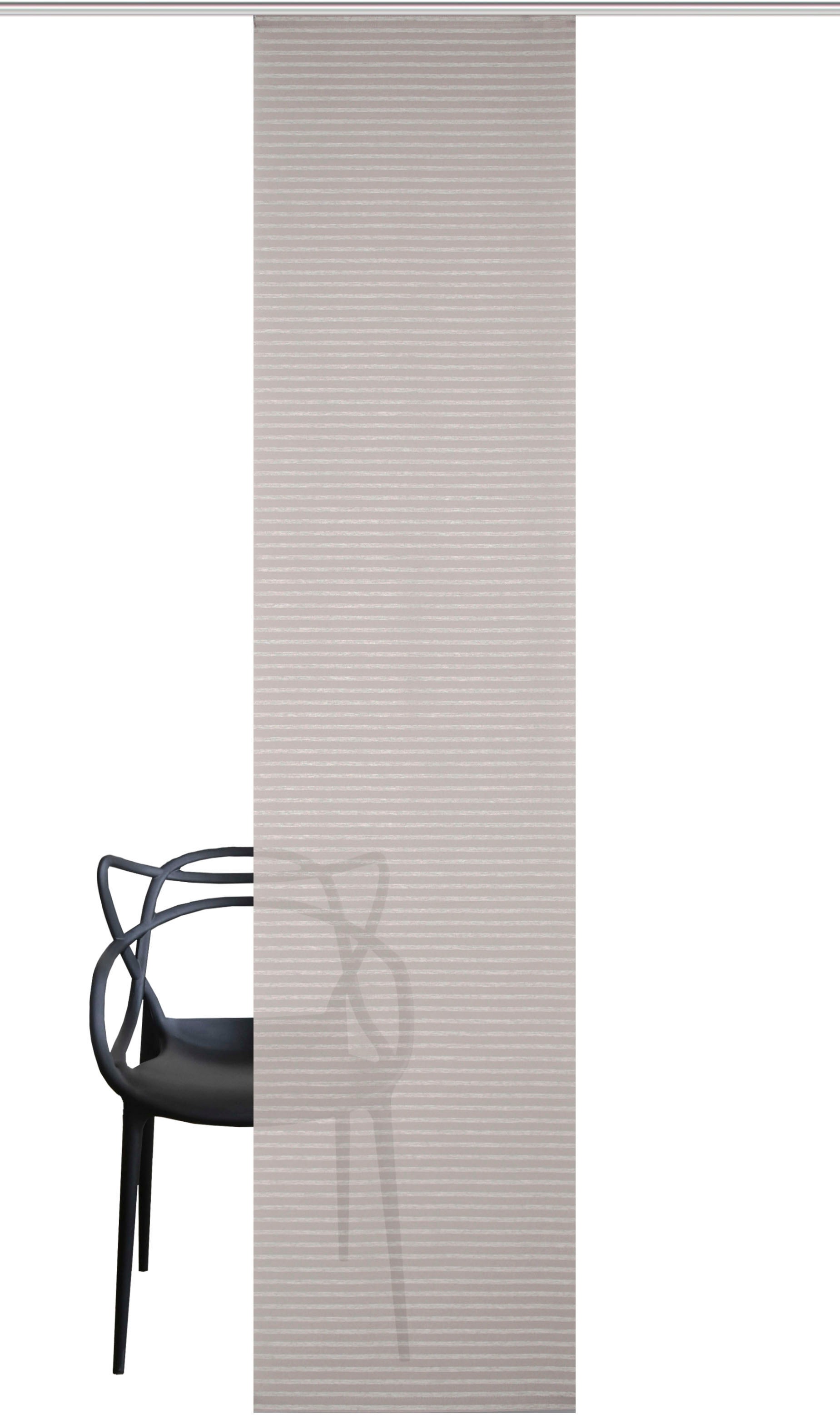 Thumbnail - HOME WOHNIDEEN Schiebegardine "TURIN" Klettband 1 Stk. tlg.