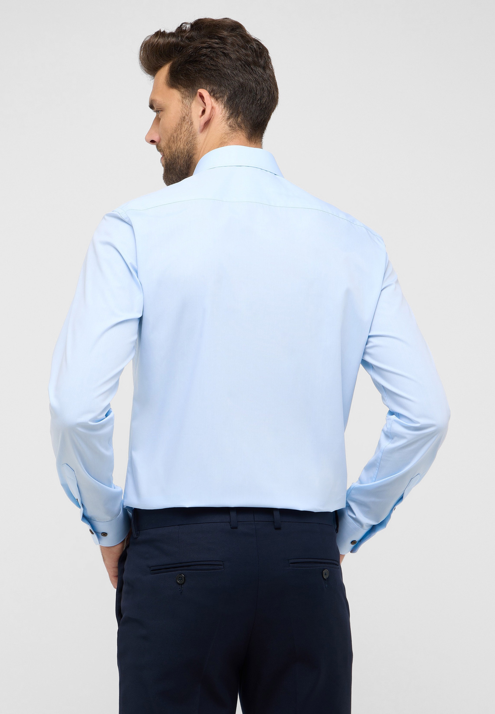 Eterna Langarmhemd »MODERN FIT«, EASY IRON (bügelleicht)