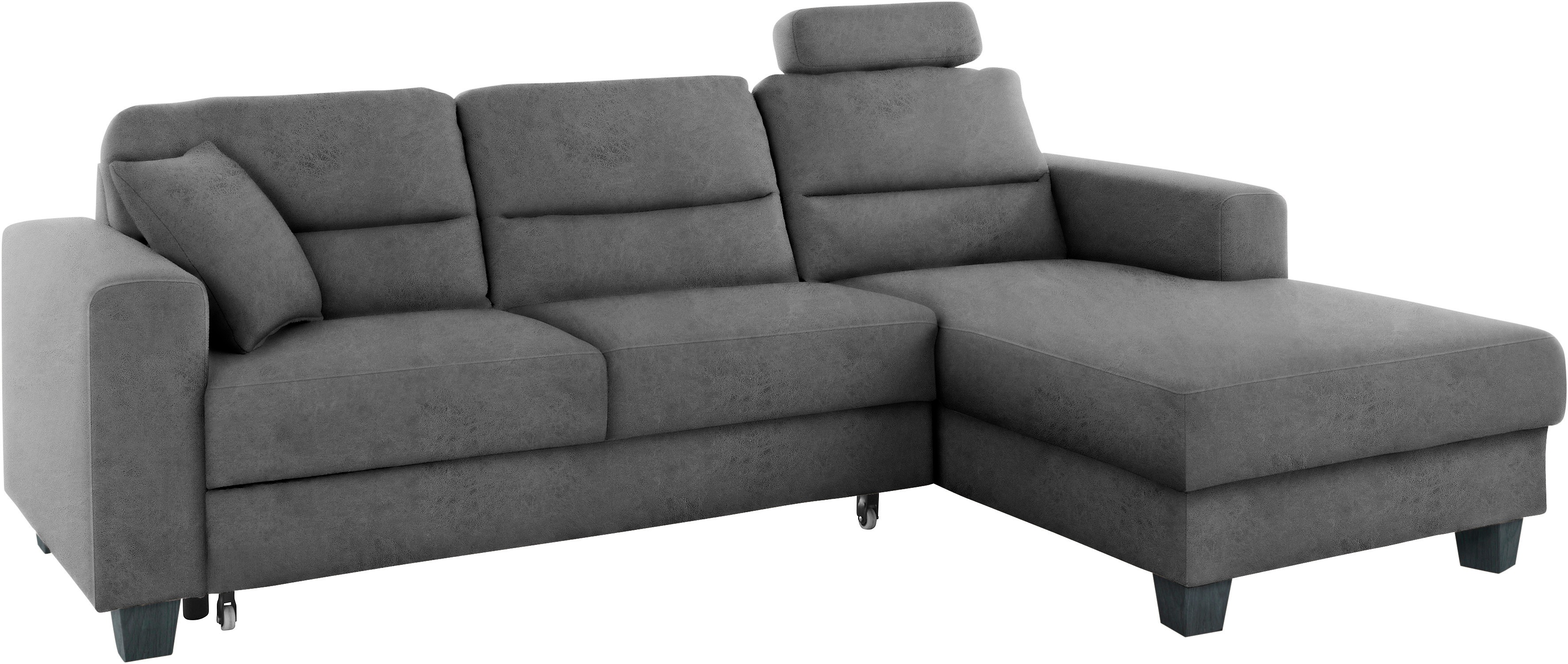 Thumbnail - TRENDMANUFAKTUR Ecksofa "Chamber, zeitlos und modern, hoher Sitzkomfort, L-Form", wahlweise mit Schlaffunktion
