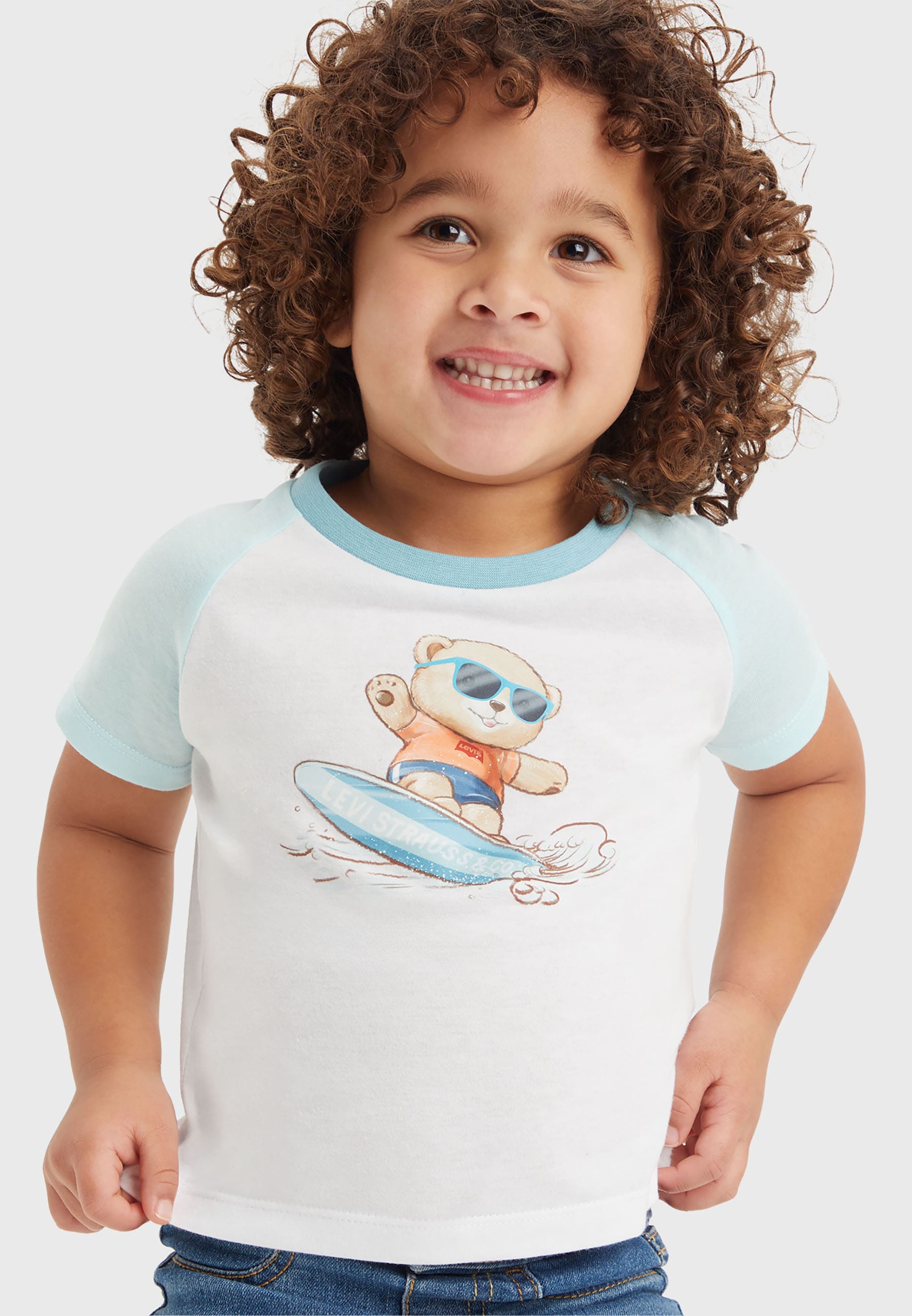 Levi's® Kids Print-Shirt, (Set, 2 tlg.), und Jeansshorts, for BOYS