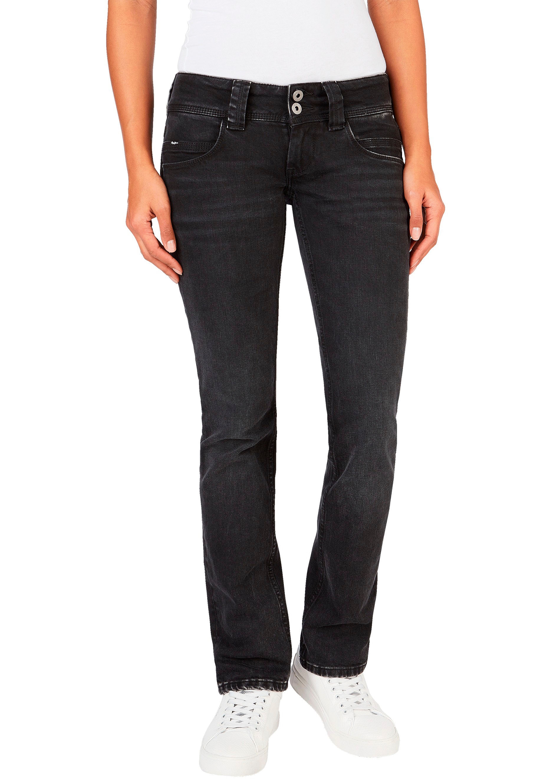 Pepe Jeans Regular-fit-Jeans »VENUS«, | BAUR bestellen mit für Badge