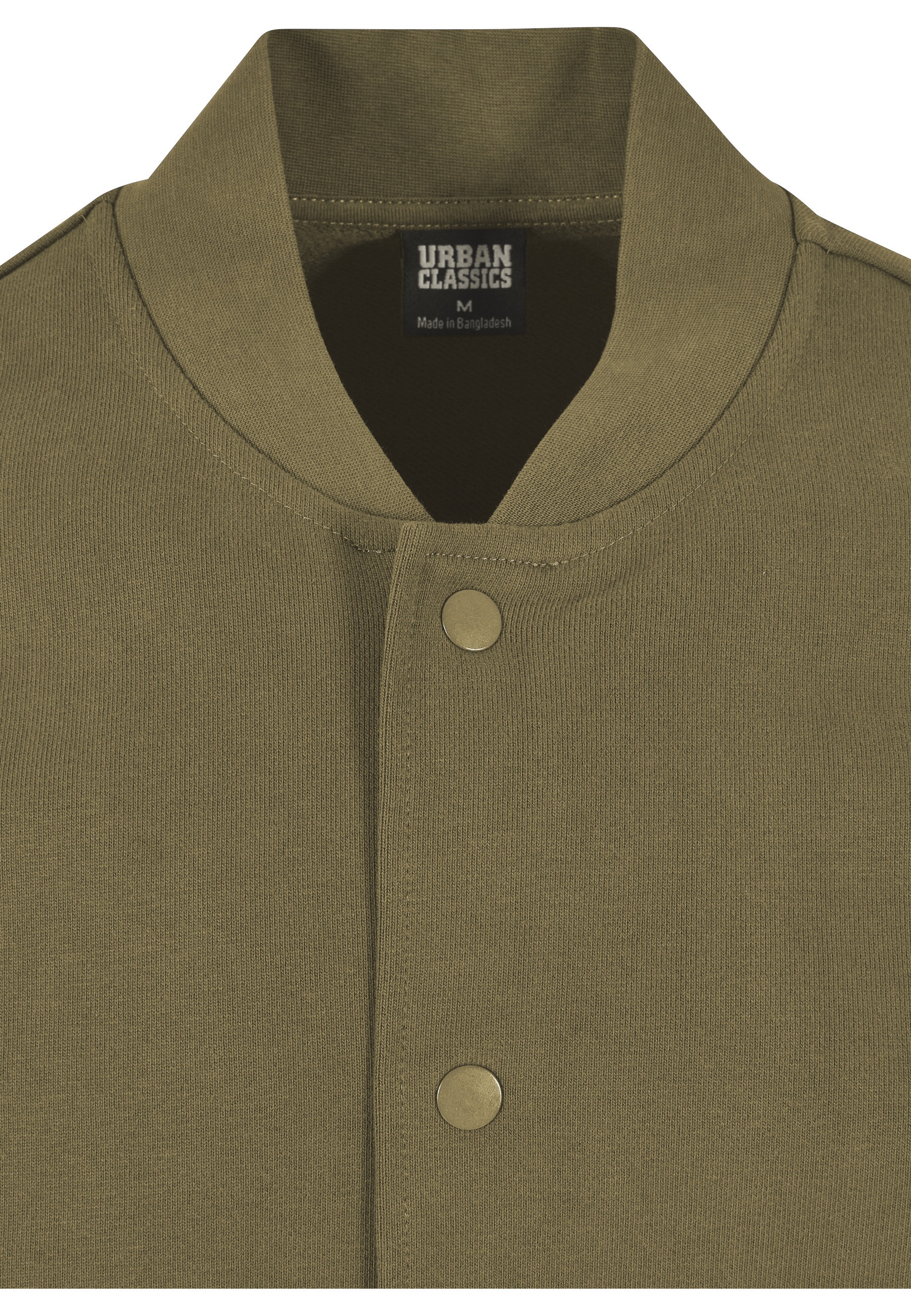 URBAN CLASSICS Collegejacke »Urban Classics Herren Ultra Heavy Solid College Jacket« 1 Stk. tlg. ohne Kapuze