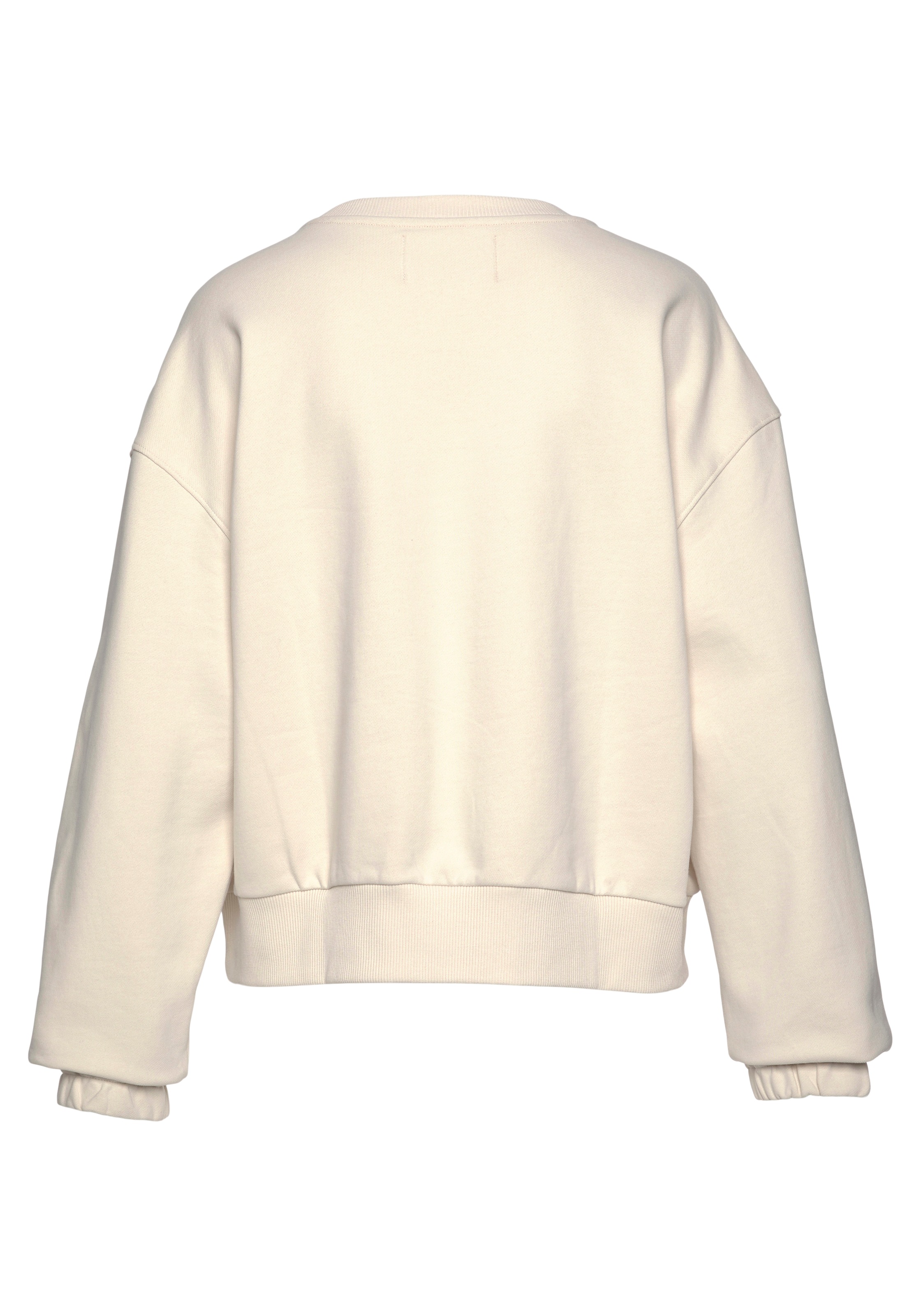 Calvin Klein Jeans für Plus NECK«, & Klein CREW BAUR Logo-Monogramm mit Logoschriftzug bestellen Sweatshirt Calvin TONE farbigem | MONOGRAM »PLUS tonalem TWO