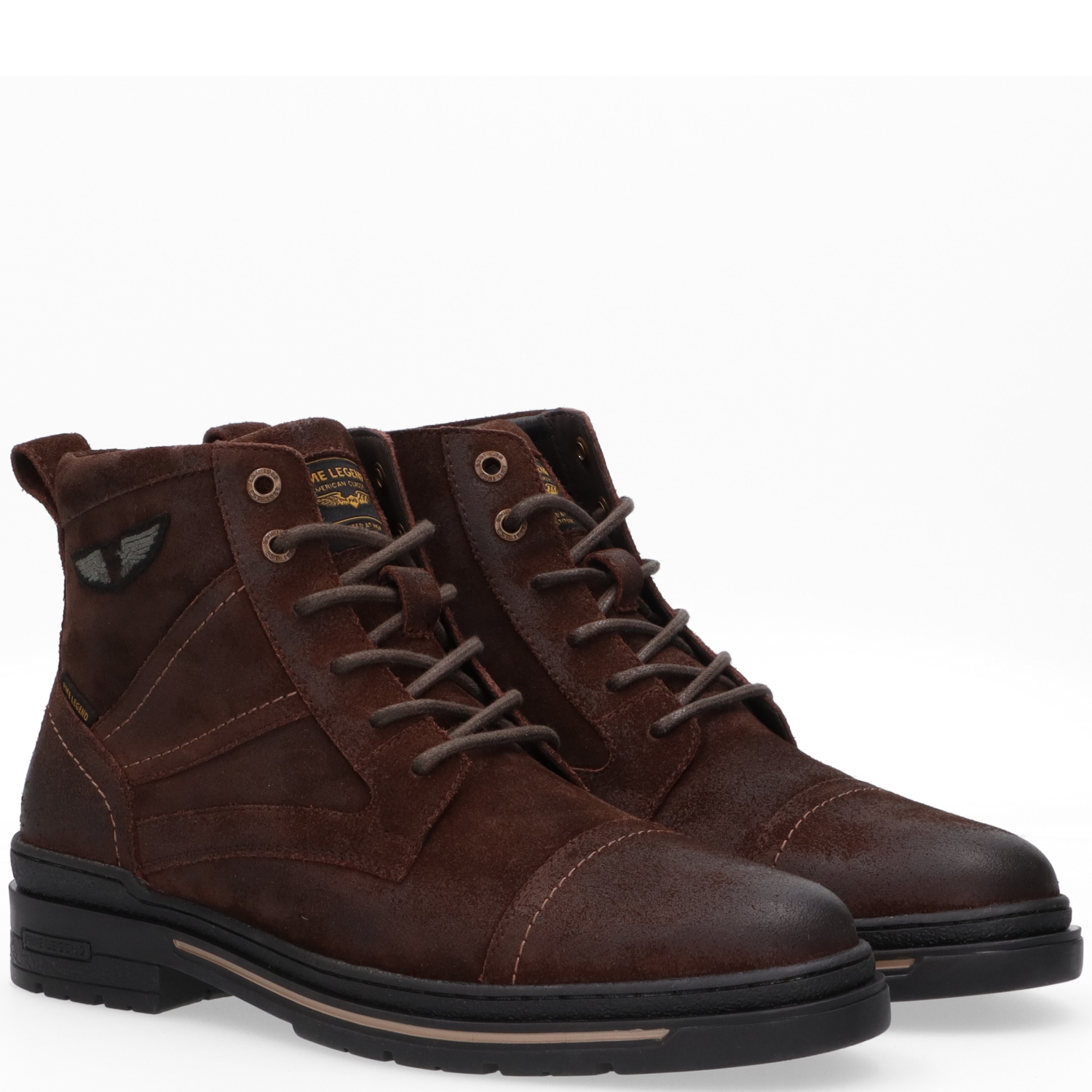 PME LEGEND Schnürstiefelette »TARMAC«  Schnürboots, Workerboots mit Anziehlasche und Reißverschluss