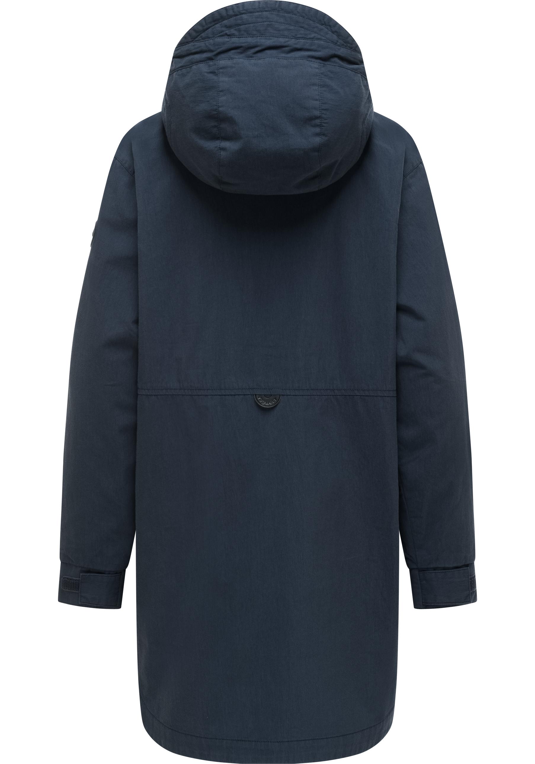 Thumbnail - Ragwear Kurzmantel "Lamyja B" Leichter Oversize-Übergangsparka mit Kapuze