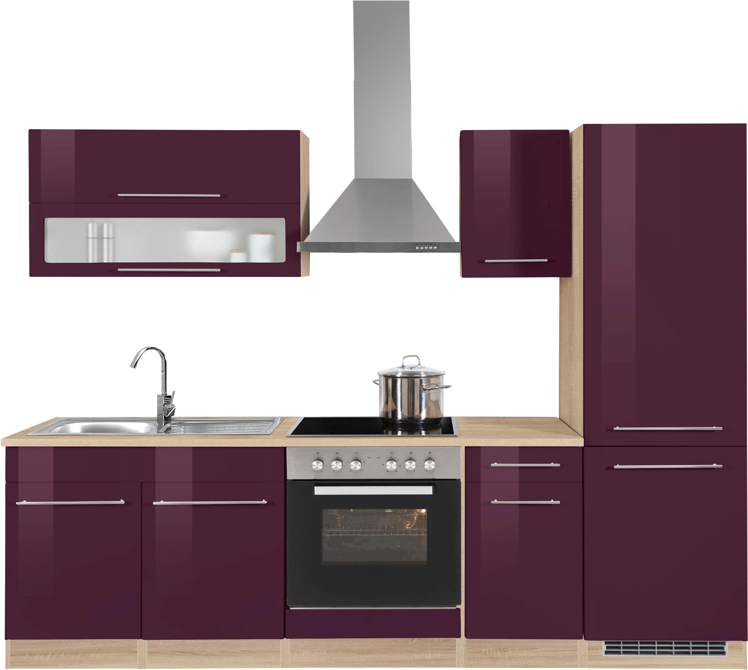 KOCHSTATION Küchenzeile "KS-Eton" mit E-Geräten, Breite 270 cm günstig online kaufen