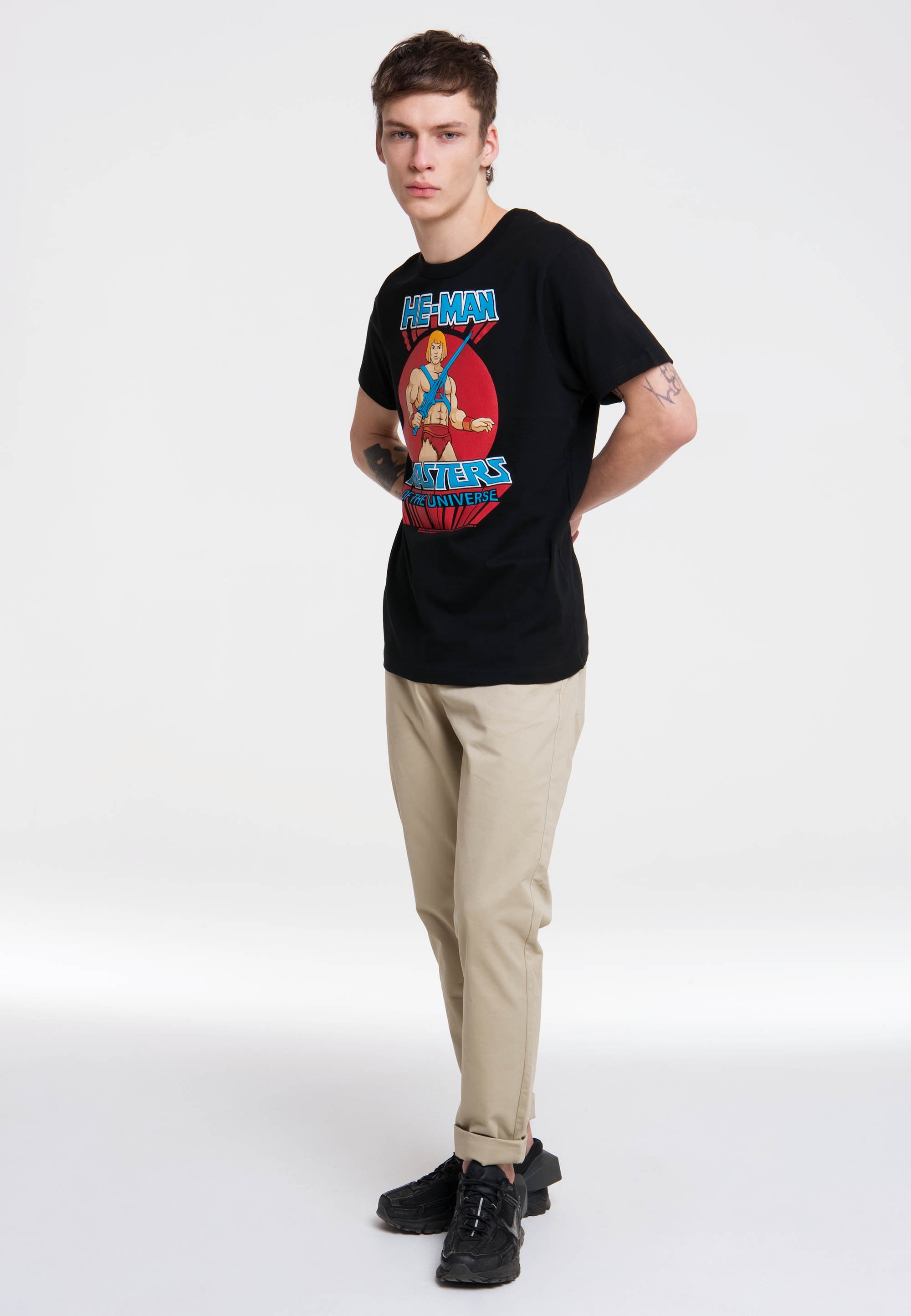 LOGOSHIRT T-Shirt "He-Man", mit großem Masters of the Universe-Aufdruck günstig online kaufen