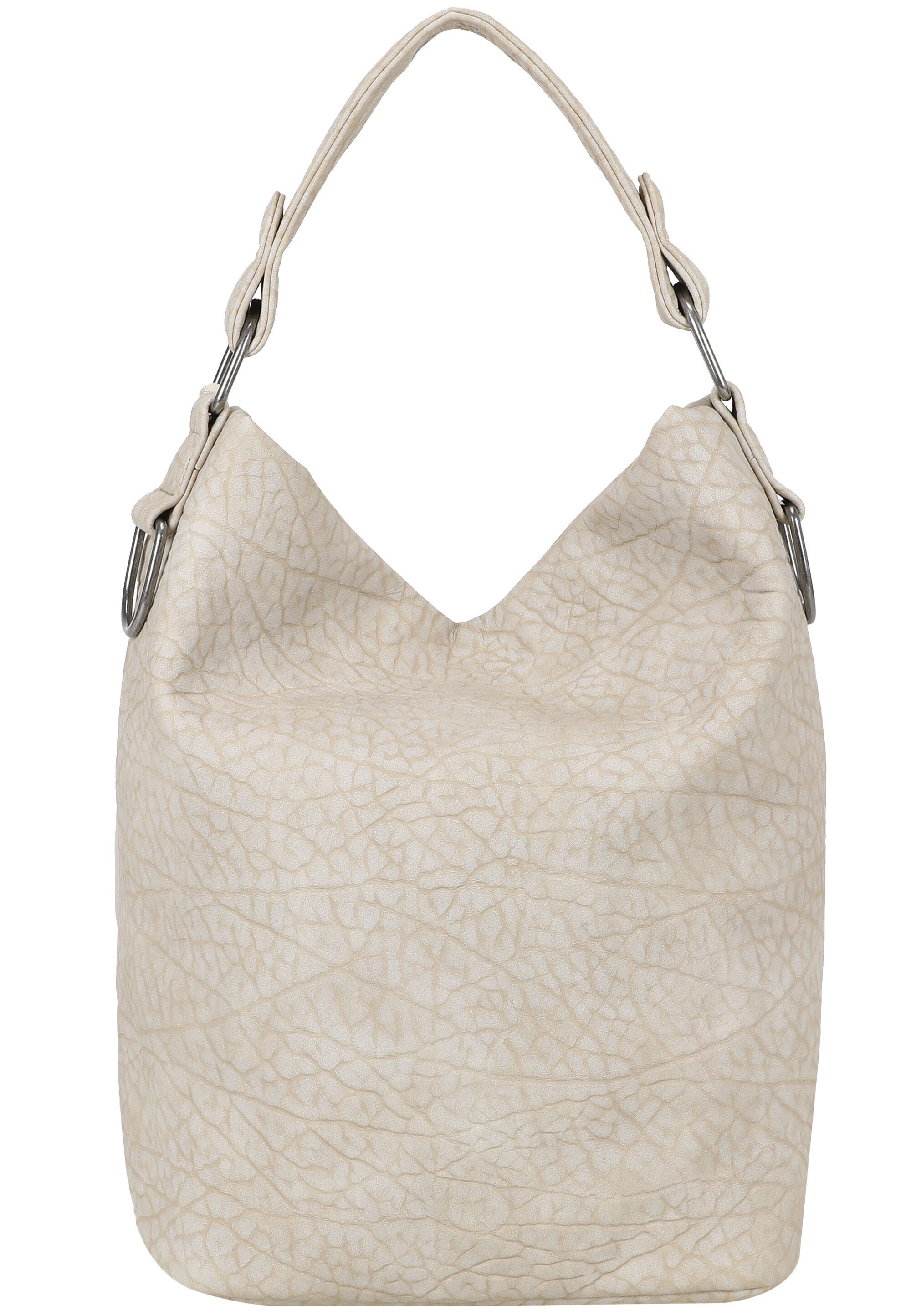 Fritzi aus Preußen Schultertasche »Ella Hobo« mit Canvas-Anhänger