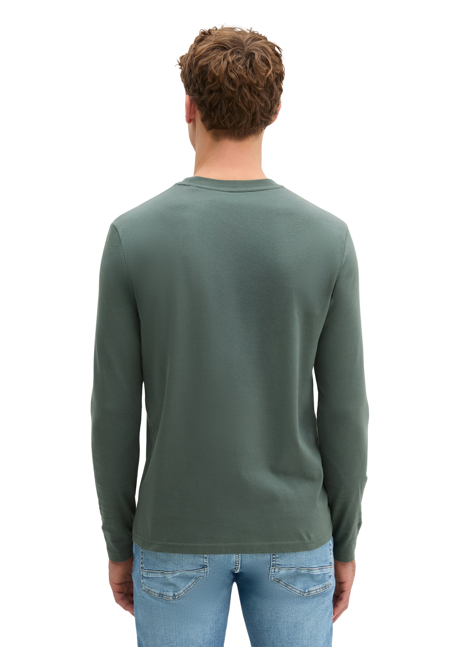 Marc O'Polo Langarmshirt »aus reiner Bio-Baumwolle«