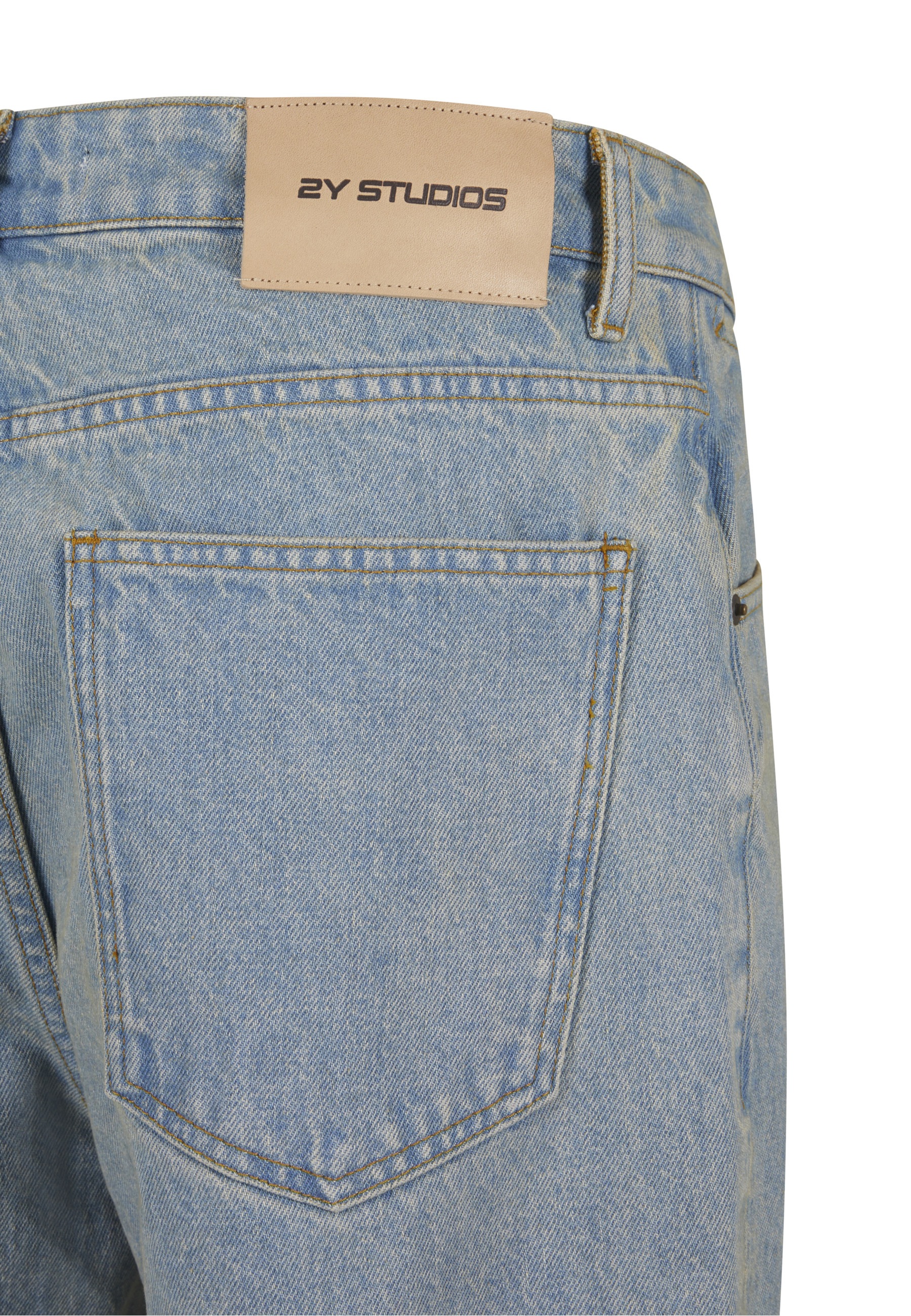 2Y Studios »2Y Studios Neal Zipper Baggy Jeans«