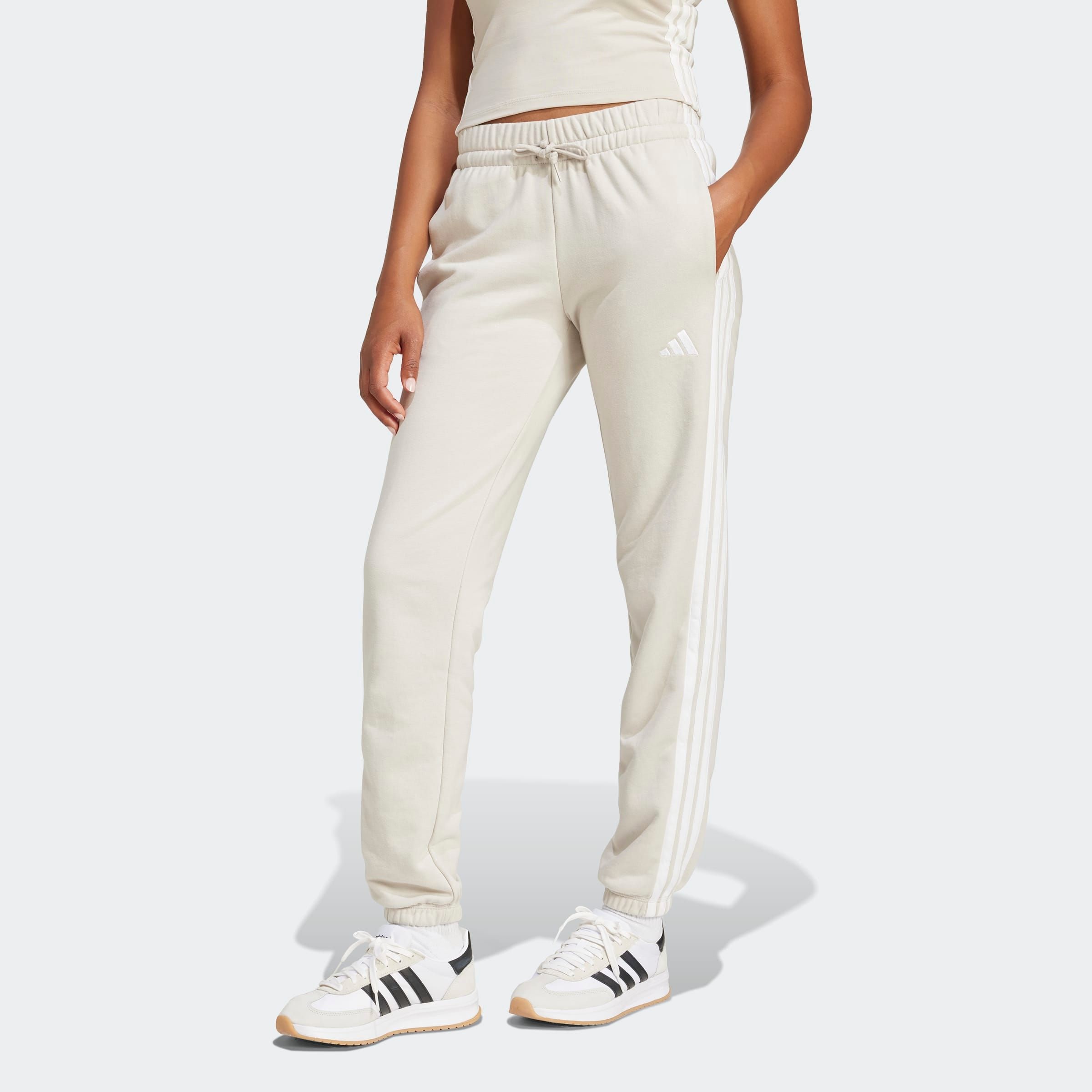 adidas Sportswear Sporthose "W 3S FT CF PT", (1 tlg.), aus weichem French T günstig online kaufen