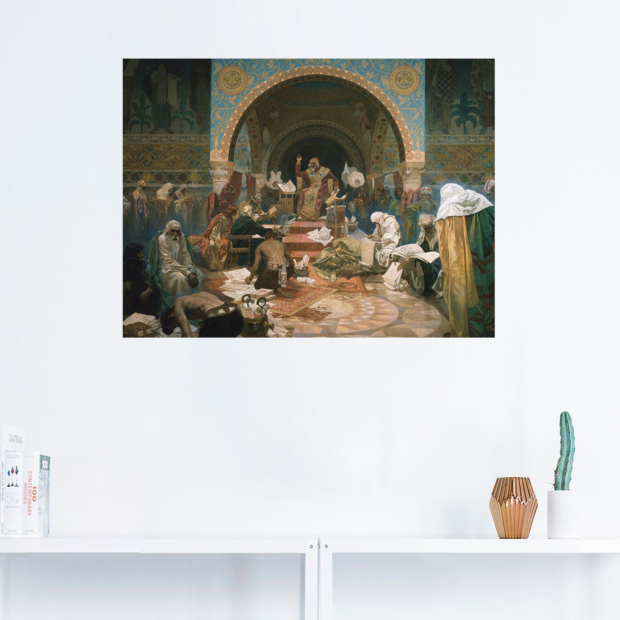 Artland Wandbild »Das slawische Epos: Zar Simon Bulgarien«, historische Ereignisse, (1 St.), als Alubild, Leinwandbild, Wandaufkleber oder Poster in versch. Größen