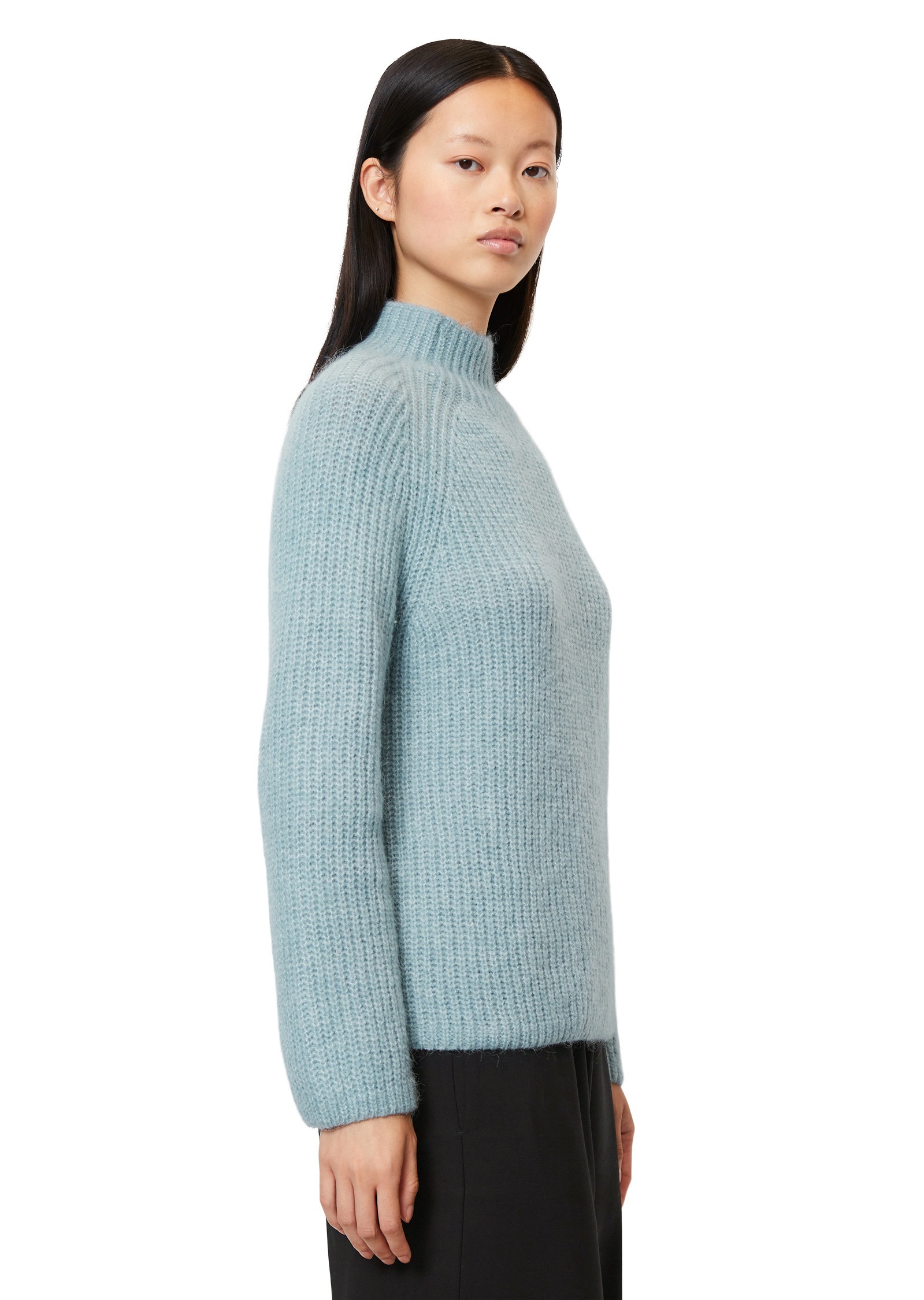 Marc O'Polo Strickpullover »aus flauschigem Schurwolle-Alpakawolle-Mix«