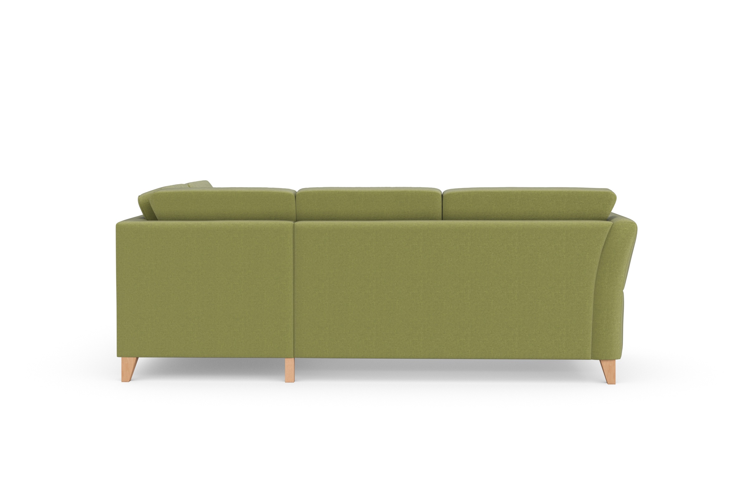 SIT & MORE Visby L-Shape Corner Sofa Green 3