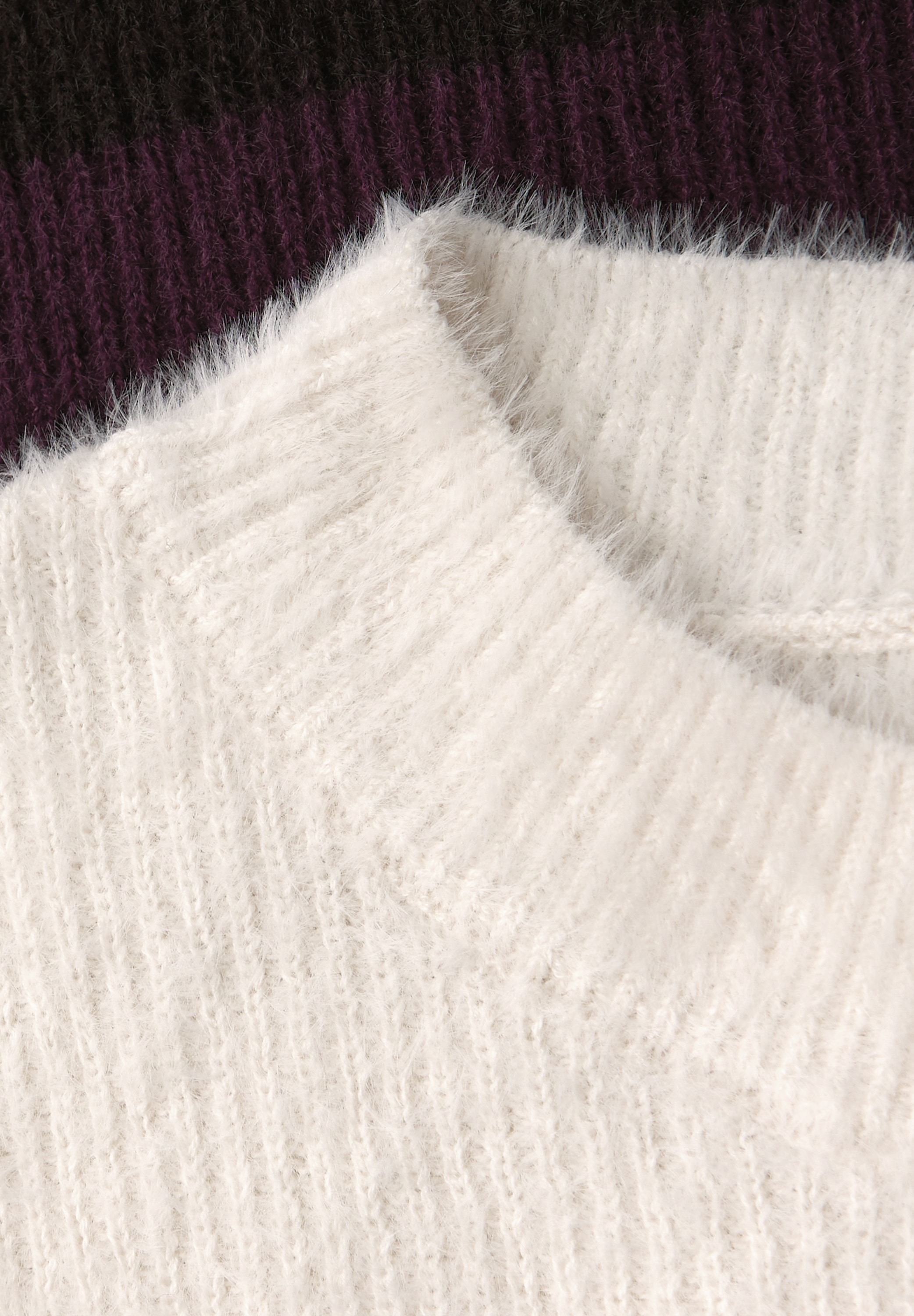 STREET ONE STUDIO Strickpullover mit buntem Streifenmuster