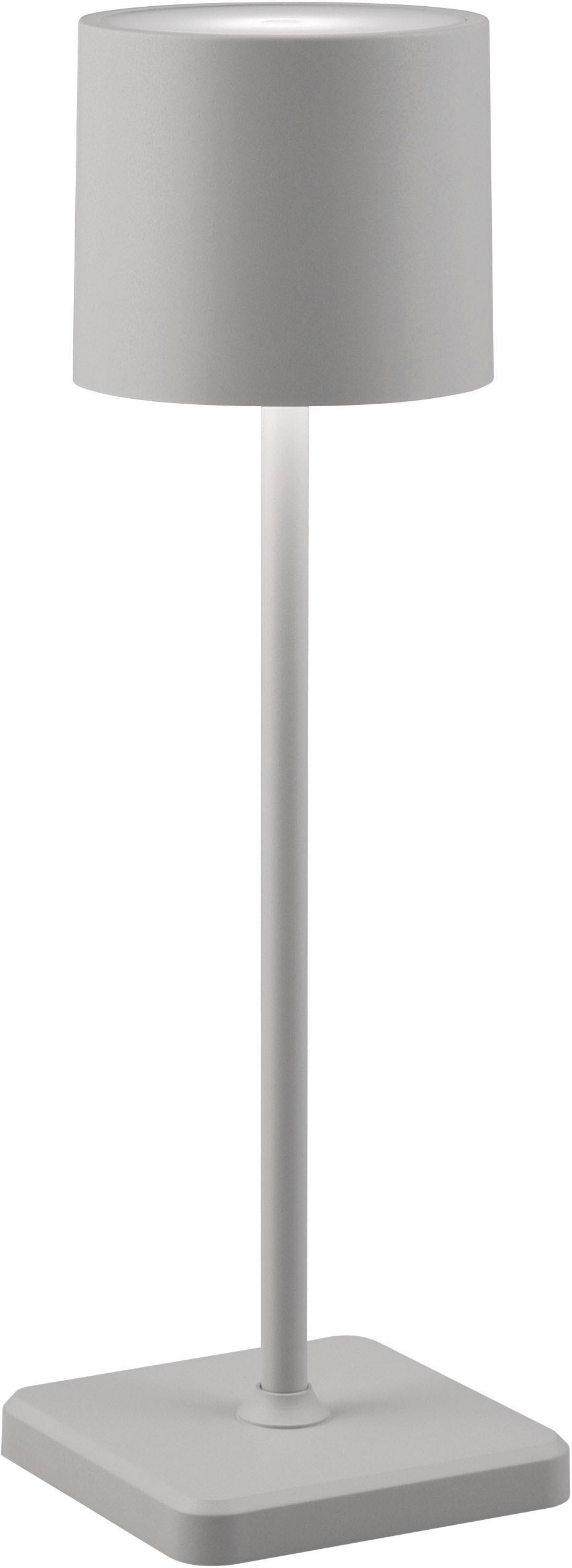 flammig-flammig, dimmbar TRIO Ladestation Leuchten | Lichtfarbe Tischlampe 1 Akku BAUR »Fernandez«, USB bestellen Außen-Tischleuchte einstellbar Garten LED