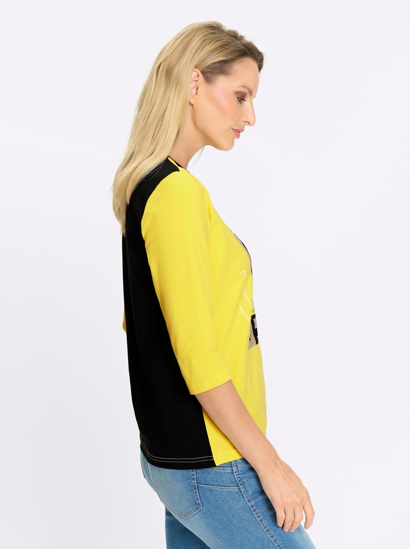 heine 3/4-Arm-Shirt »Druck-Shirt« 1 tlg.