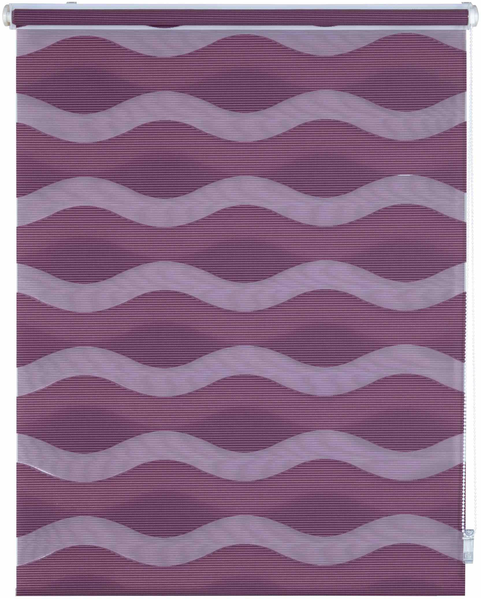 K-HOME Doppelrollo »Welle« Lichtschutz ohne Bohren im Festmaß