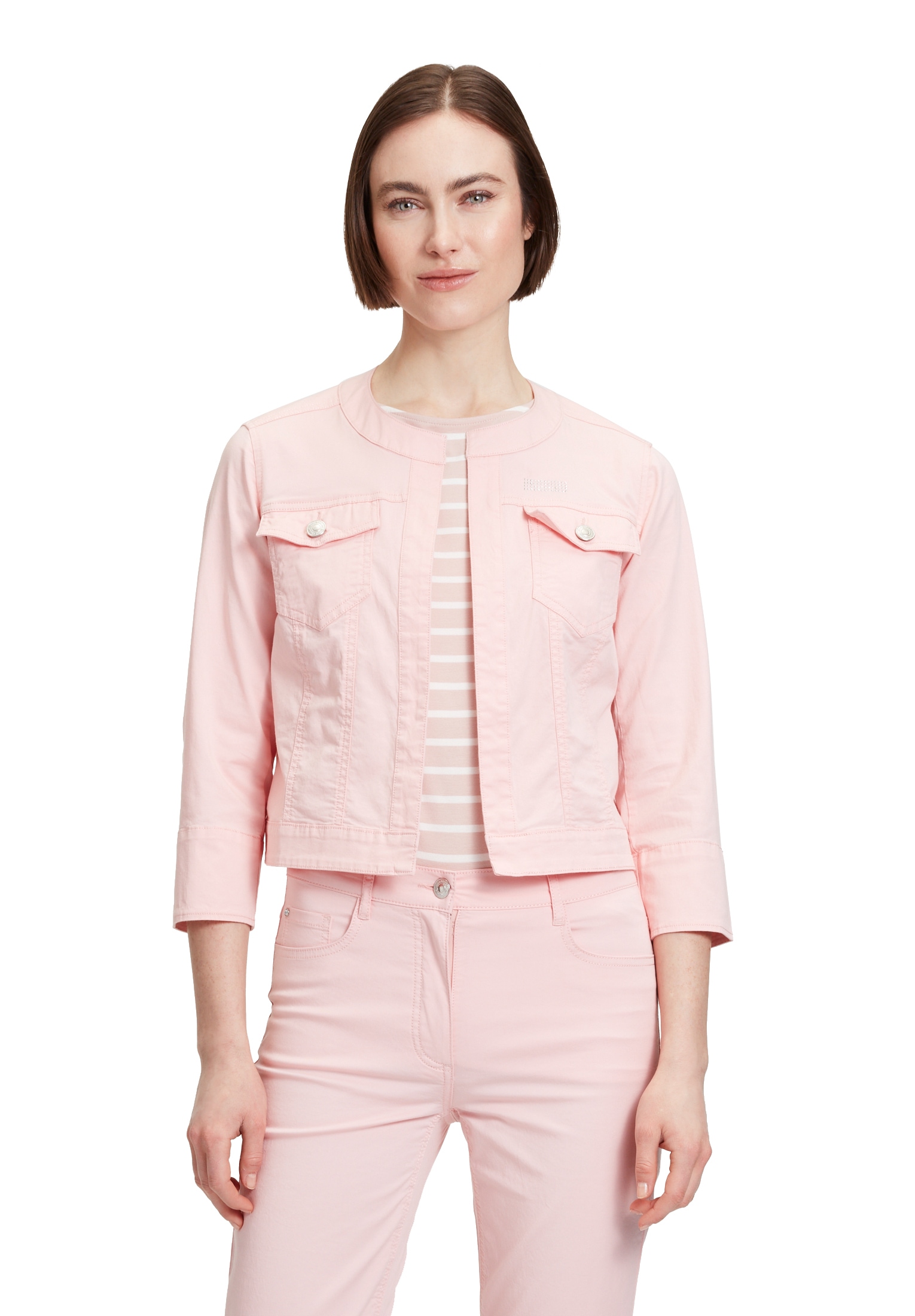 Betty Barclay Jackenblazer "Betty Barclay Damen Sommerjacke mit Schmuckstei günstig online kaufen