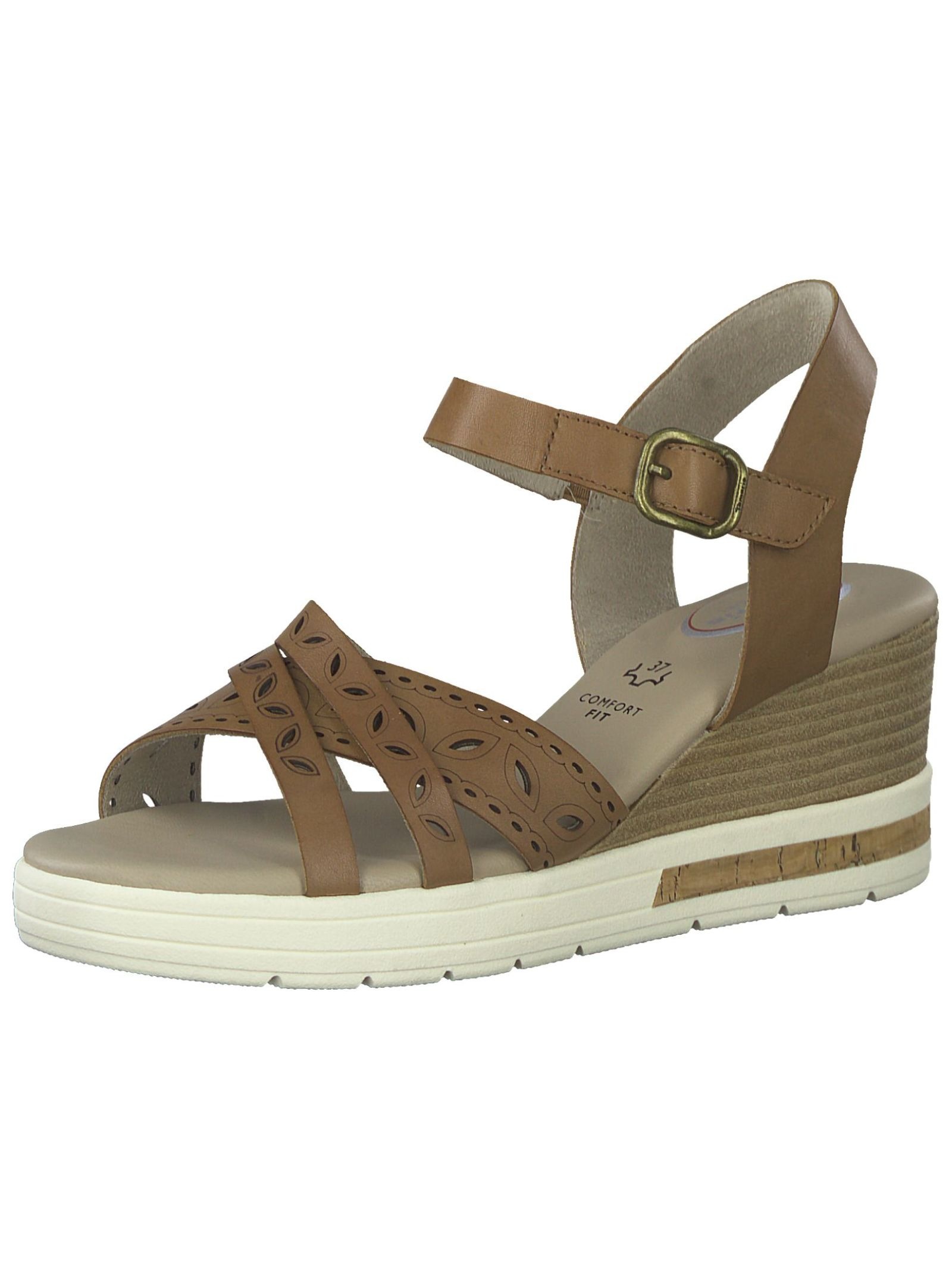 Tamaris Keilsandalette "Tamaris Sandalen Leder" günstig online kaufen