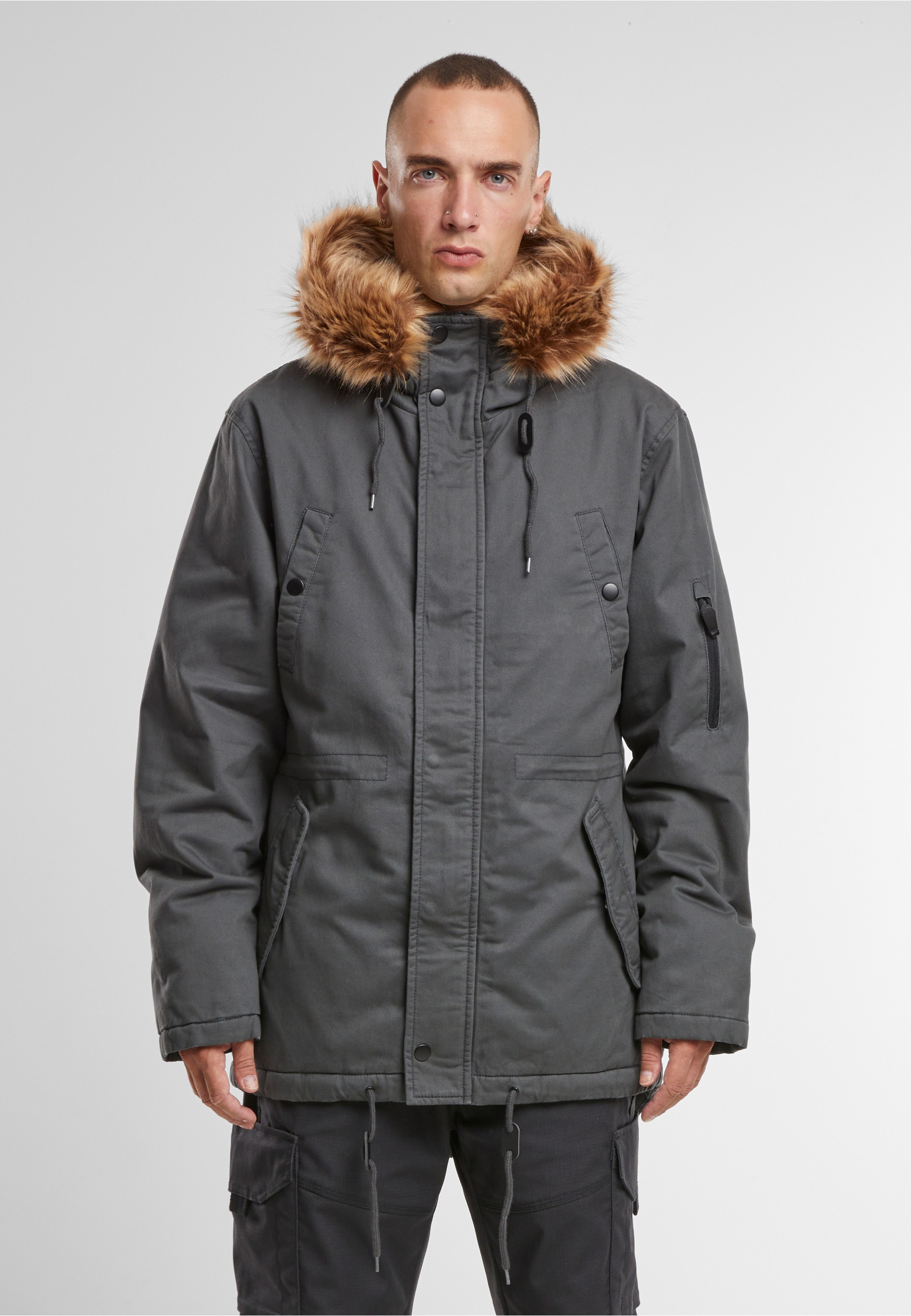 Brandit Parka »Brandit Brandit Men Fish Tail Parka« 1 Stk. tlg. mit Kapuze