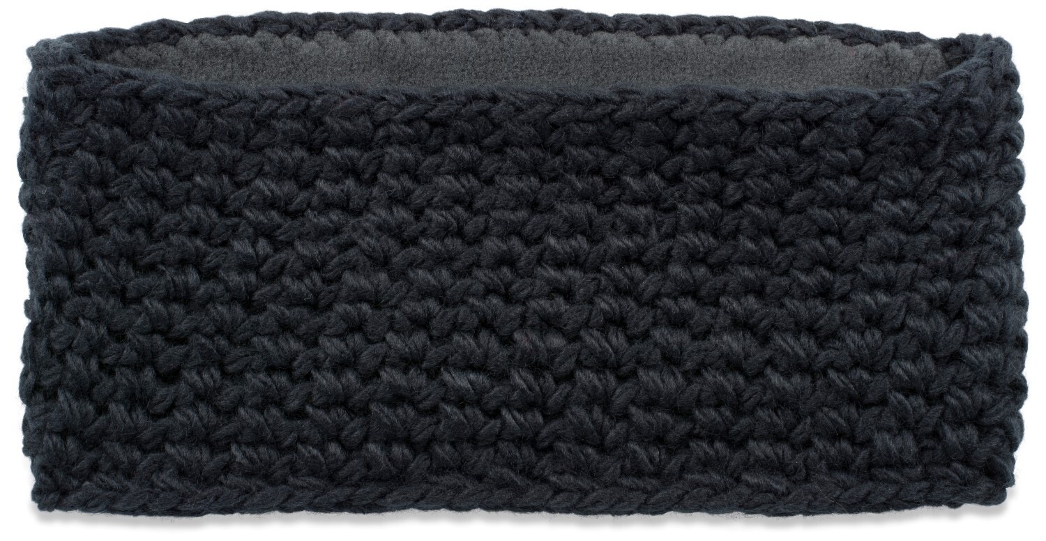 styleBREAKER Stirnband "Breites Grob Gehäkeltes Stirnband Einfarbig" 1 Stk.
