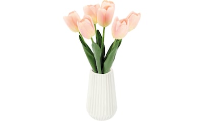 I.GE.A. Kunstblume »Tulpenbund«, (1 St.), In Vase aus Keramik kaufen