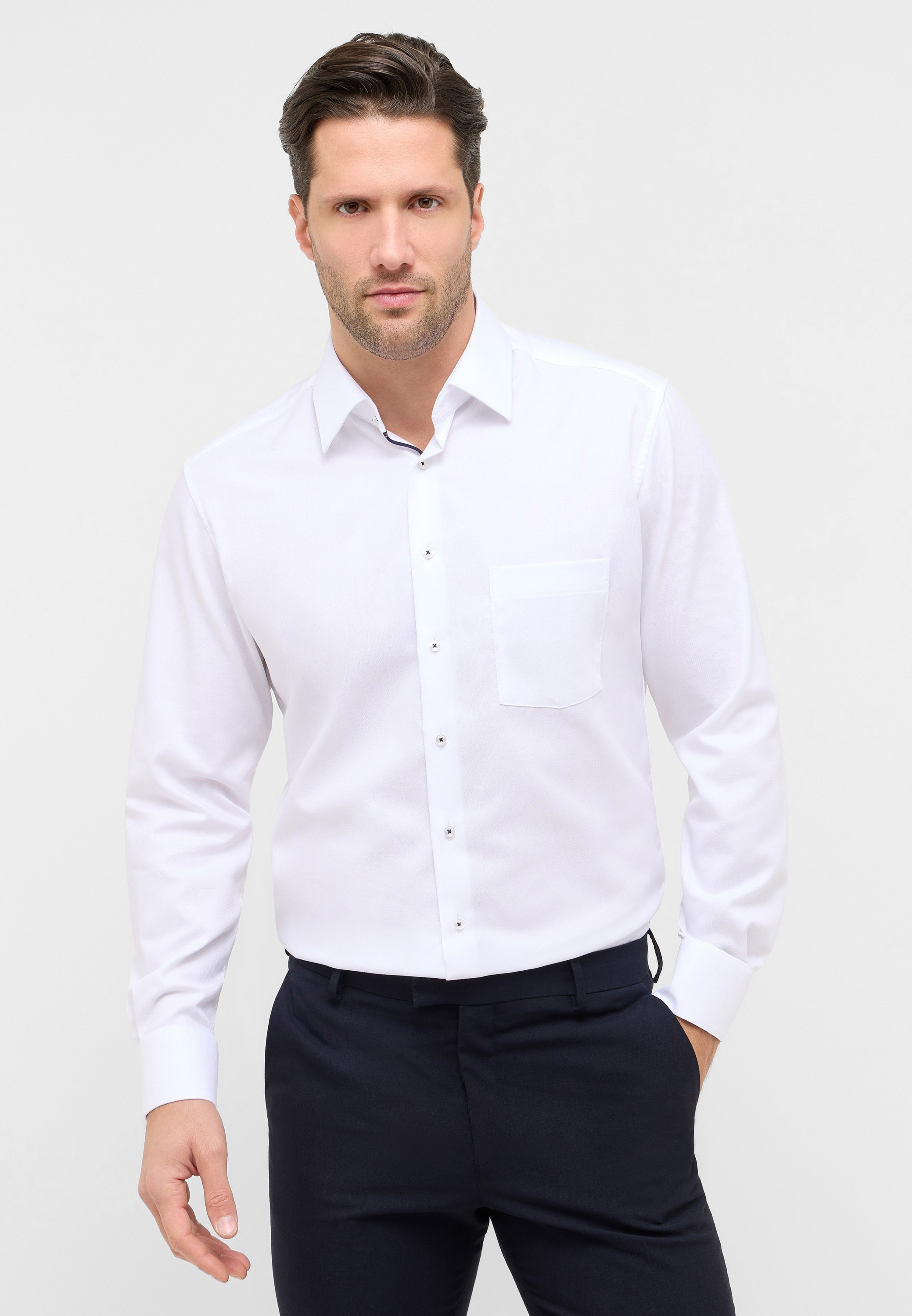 Eterna Langarmhemd "MODERN FIT" NON IRON (bügelfrei) günstig online kaufen