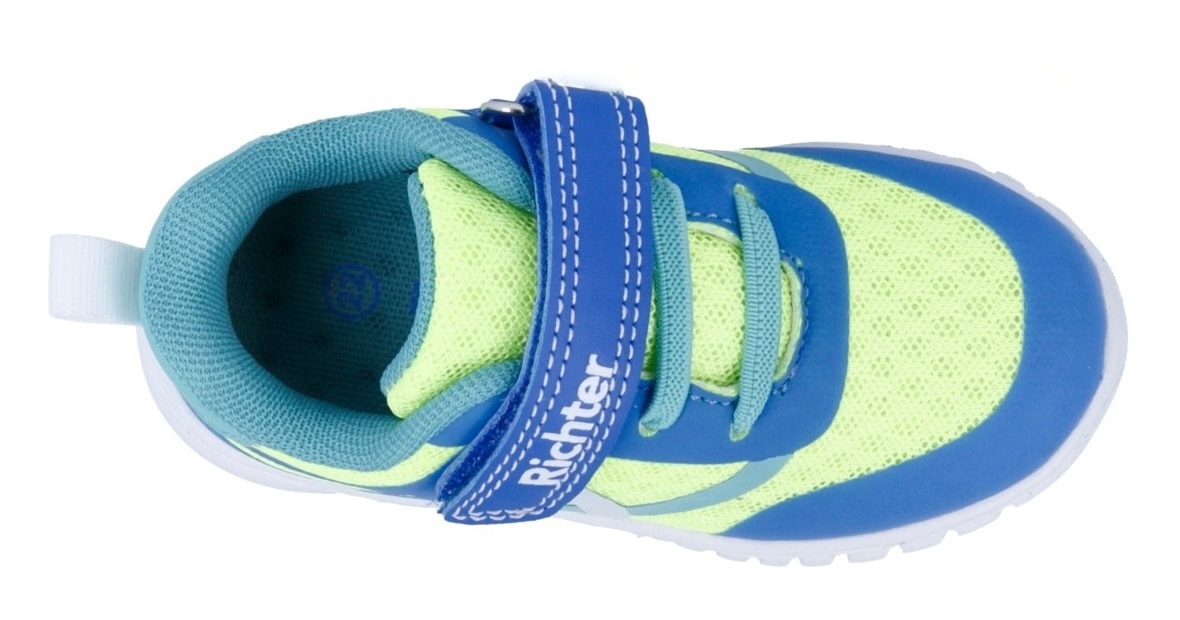 Richter Sneaker »Wallaby WMS: Mittel«, Klettschuh mit heller Laufsohle, Größenschablone zum Download
