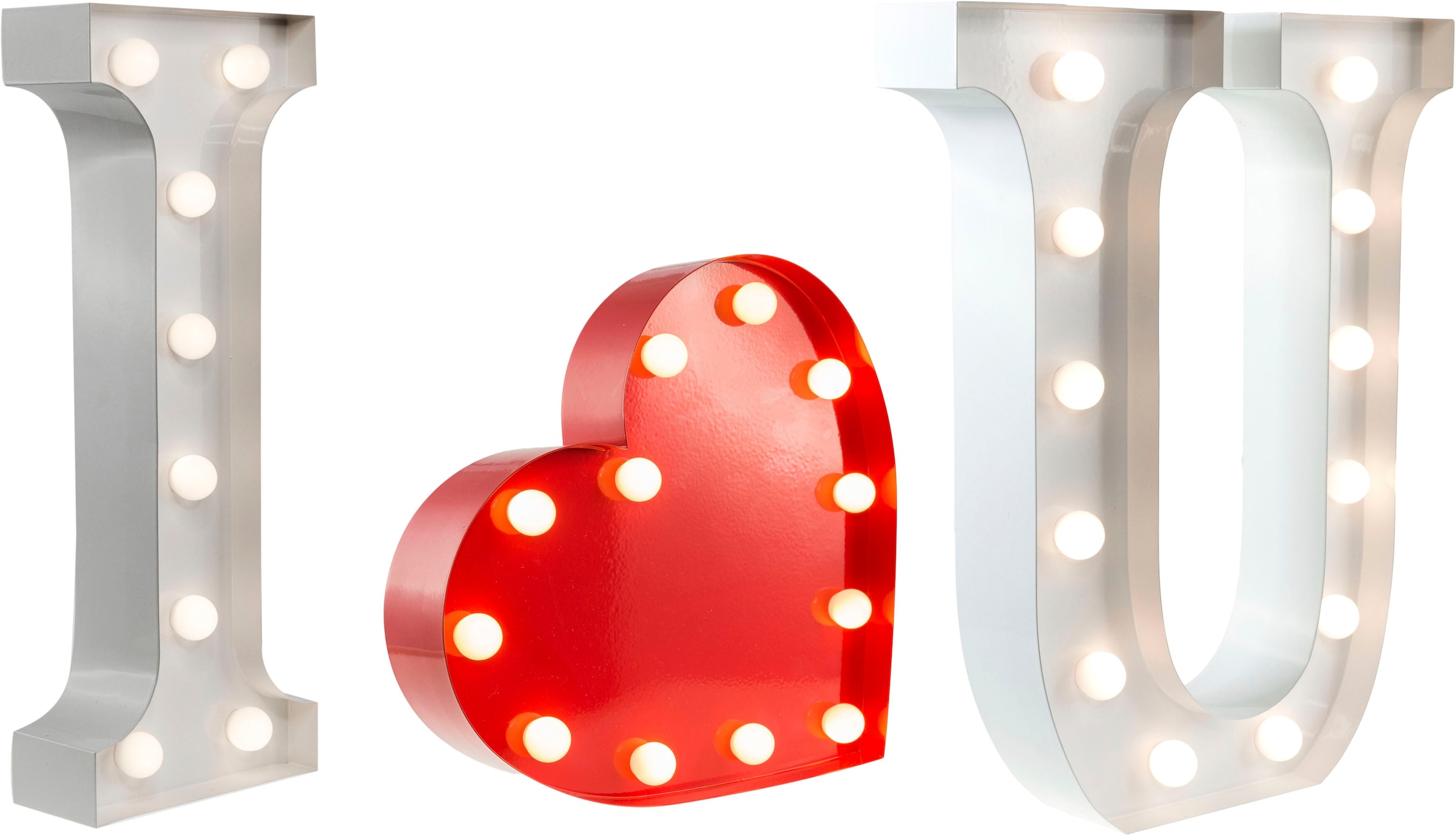 Heart MARQUEE LEDs Tischlampe festverbauten LIGHTS 23x23 mit »Heart«, flammig-flammig, bestellen 12 12 Wandlampe, LED - Dekolicht BAUR cm |