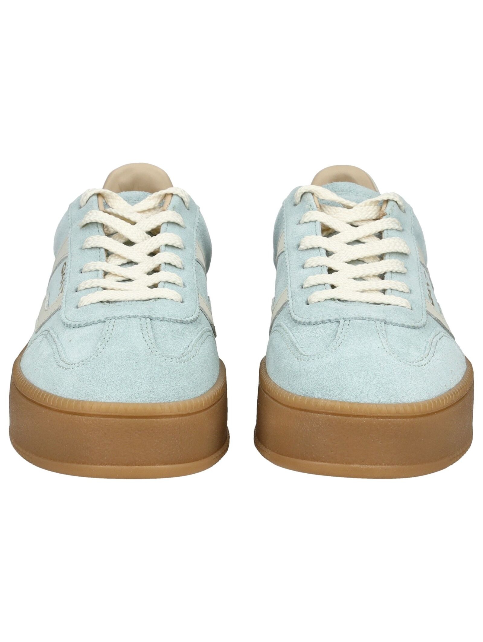Plateausneaker GANT "Gant Sneaker Veloursleder", Damen, Gr. 37, hellblau, Veloursleder, Schuhe Plateausneaker 2