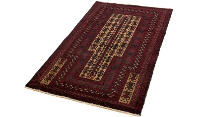 morgenland Orientteppich »Belutsch - 142 x 85 cm - dunkelrot«, rechteckig, 8 mm Höhe,... kaufen