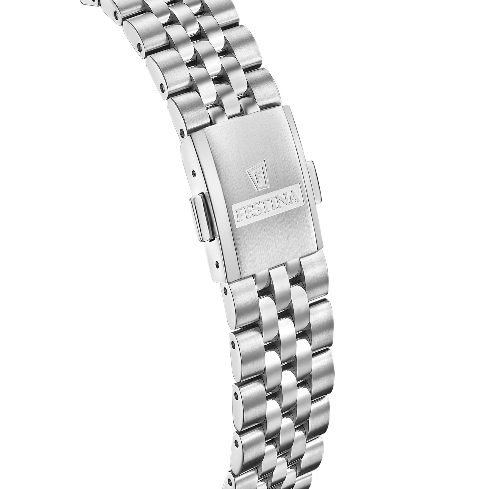 Festina Quarzuhr »Classic Steel« Armbanduhr, Damenuhr, Swiss Made, Edelstahlarmband, analog, Tag